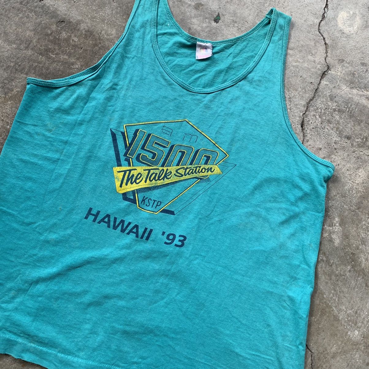 Fruit Of The Loom × Vintage Hawaii 93 vintage 90s tank tops sleeveless Size US L / EU 52-54 / 3 - 5 Thumbnail