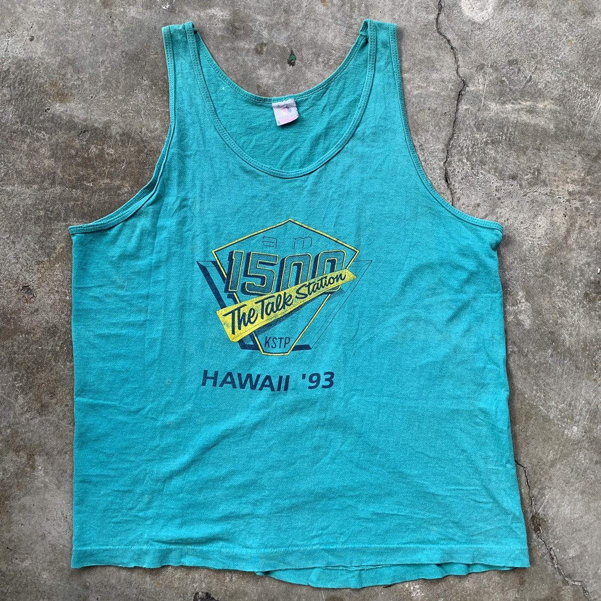 Fruit Of The Loom × Vintage Hawaii 93 vintage 90s tank tops sleeveless Size US L / EU 52-54 / 3 - 4 Thumbnail