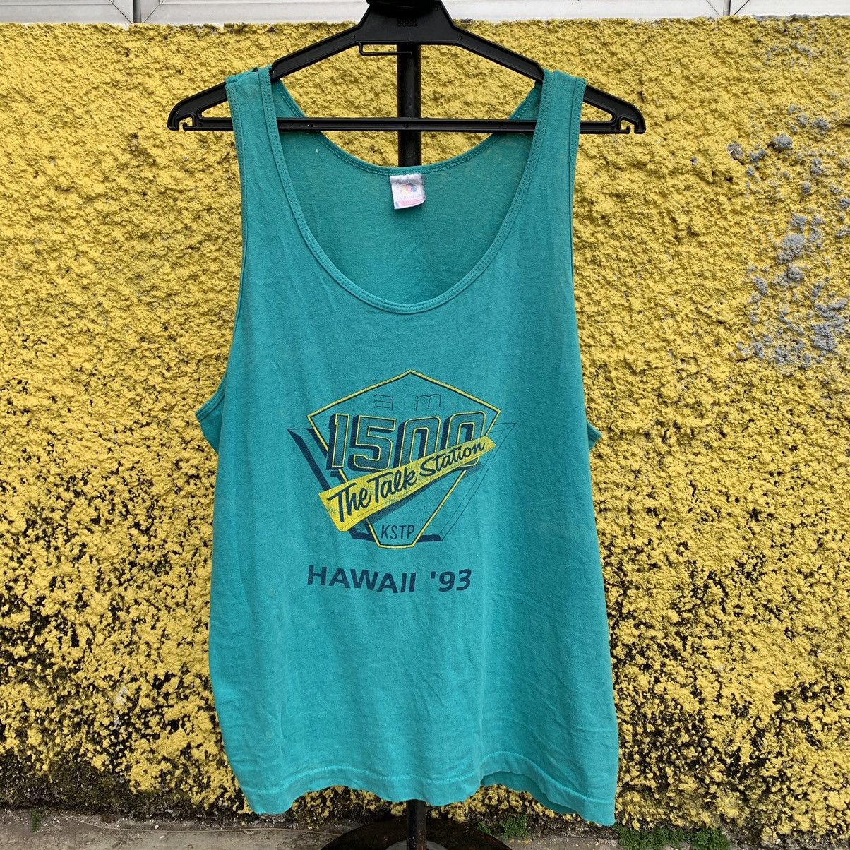 Fruit Of The Loom × Vintage Hawaii 93 vintage 90s tank tops sleeveless Size US L / EU 52-54 / 3 - 2 Thumbnail