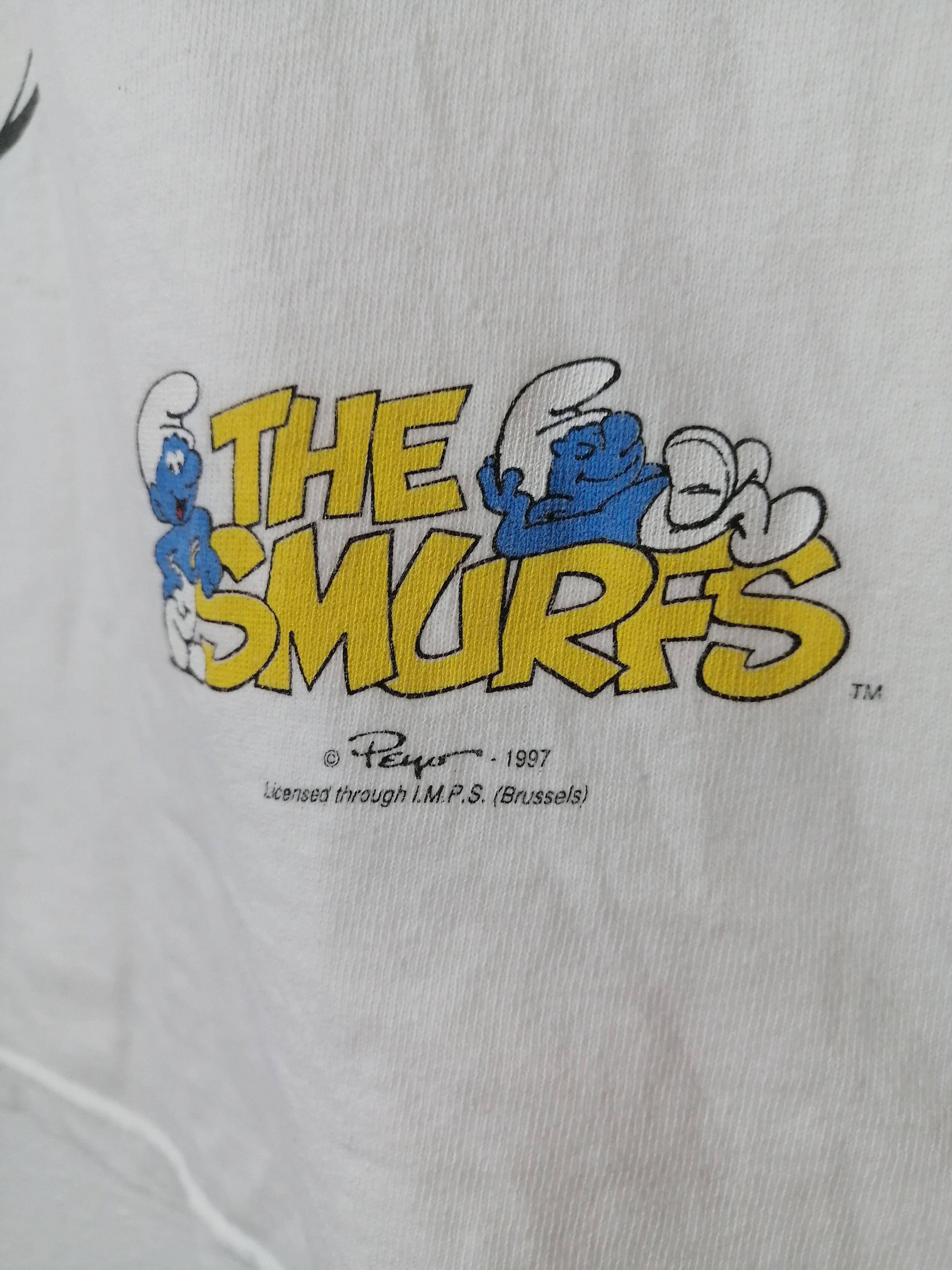 Delta × Vintage Vintage 90s Smurf Tee Size US S / EU 44-46 / 1 - 4 Thumbnail