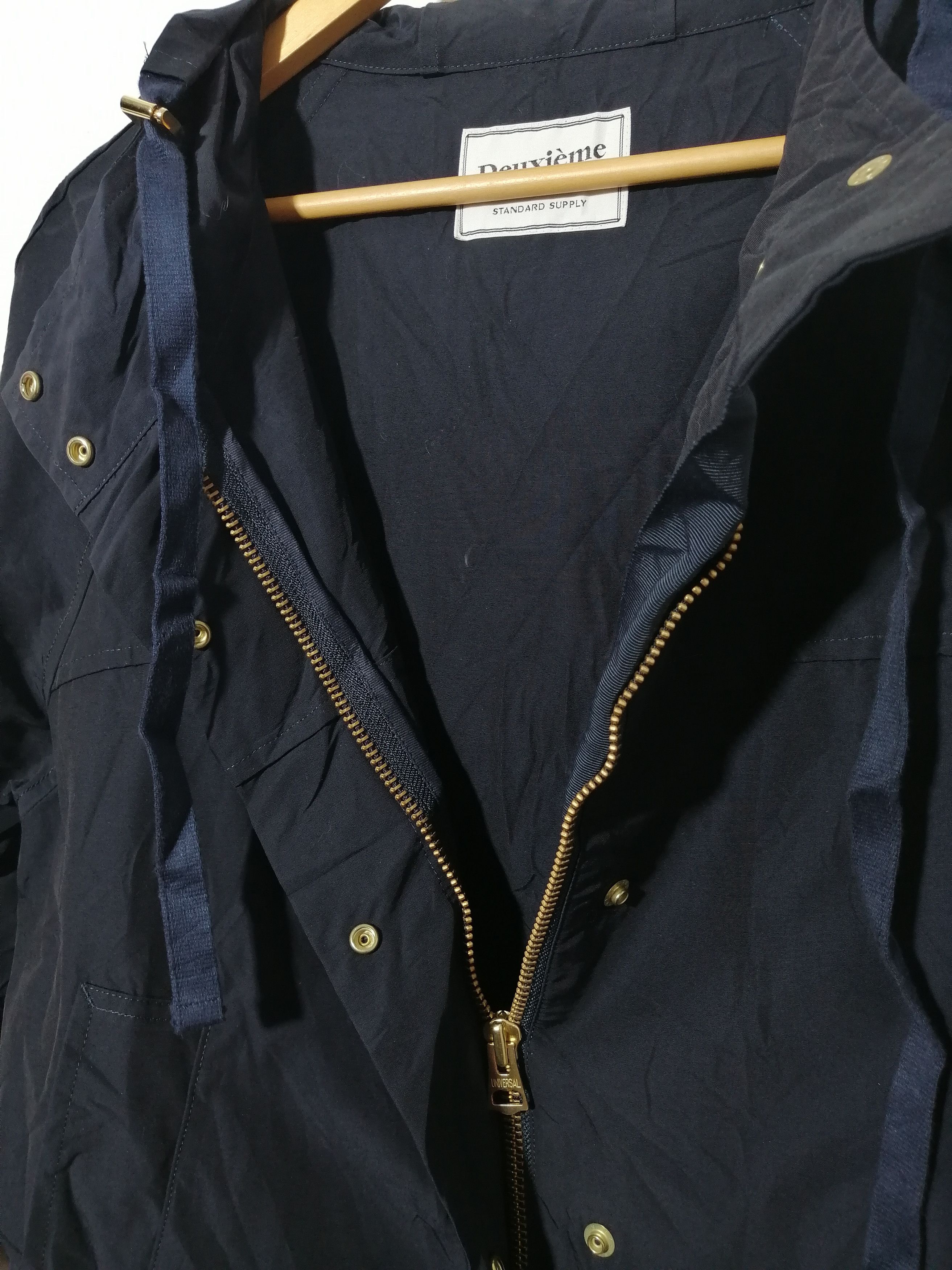 Japanese Brand Deuxieme Classes Well Design Windbreaker Size M / US 6-8 / IT 42-44 - 3 Thumbnail