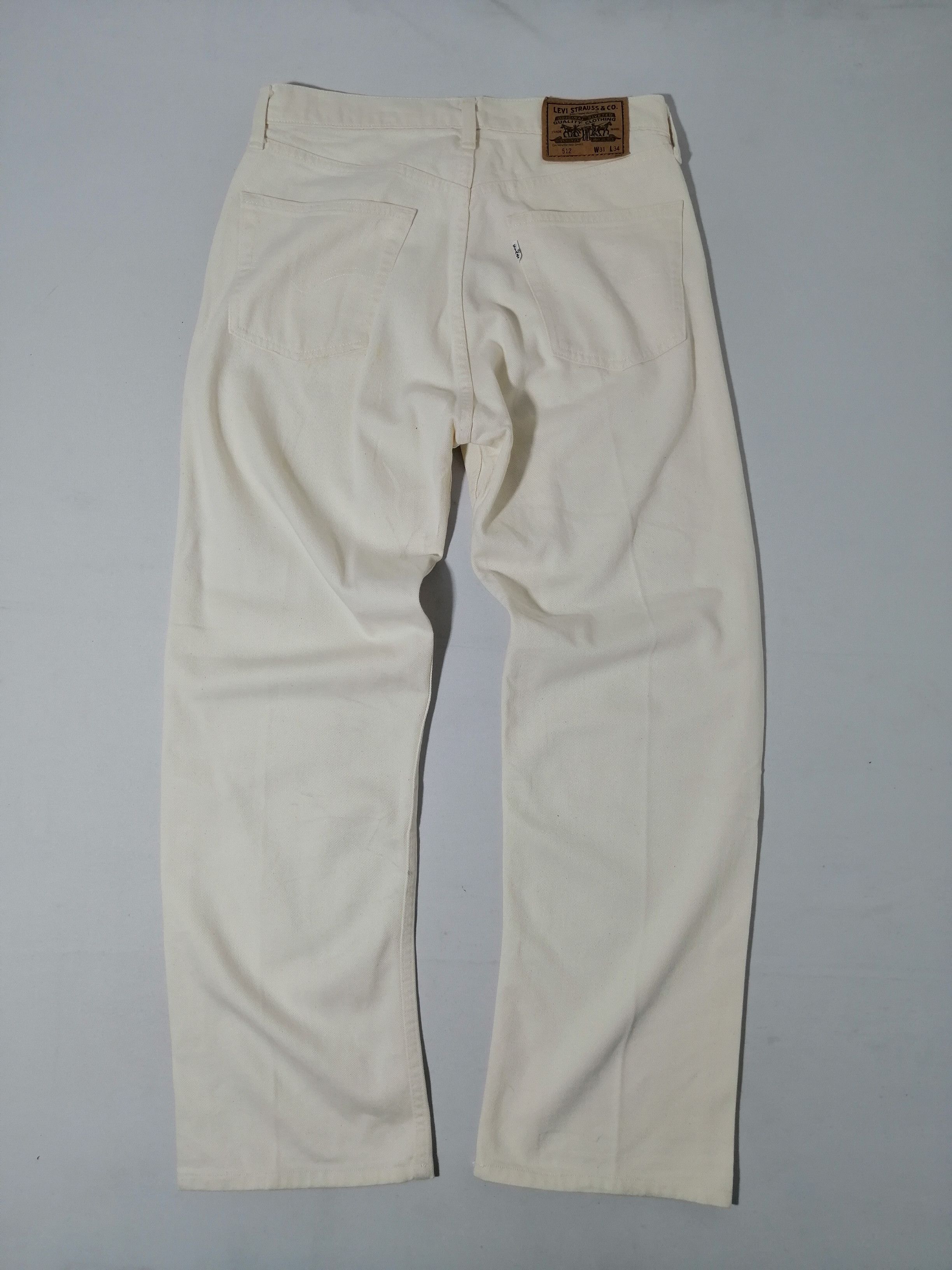 Levi's Vintage 512 Levi's Strauss White Jeans Size US 30 / EU 46 - 2 Thumbnail