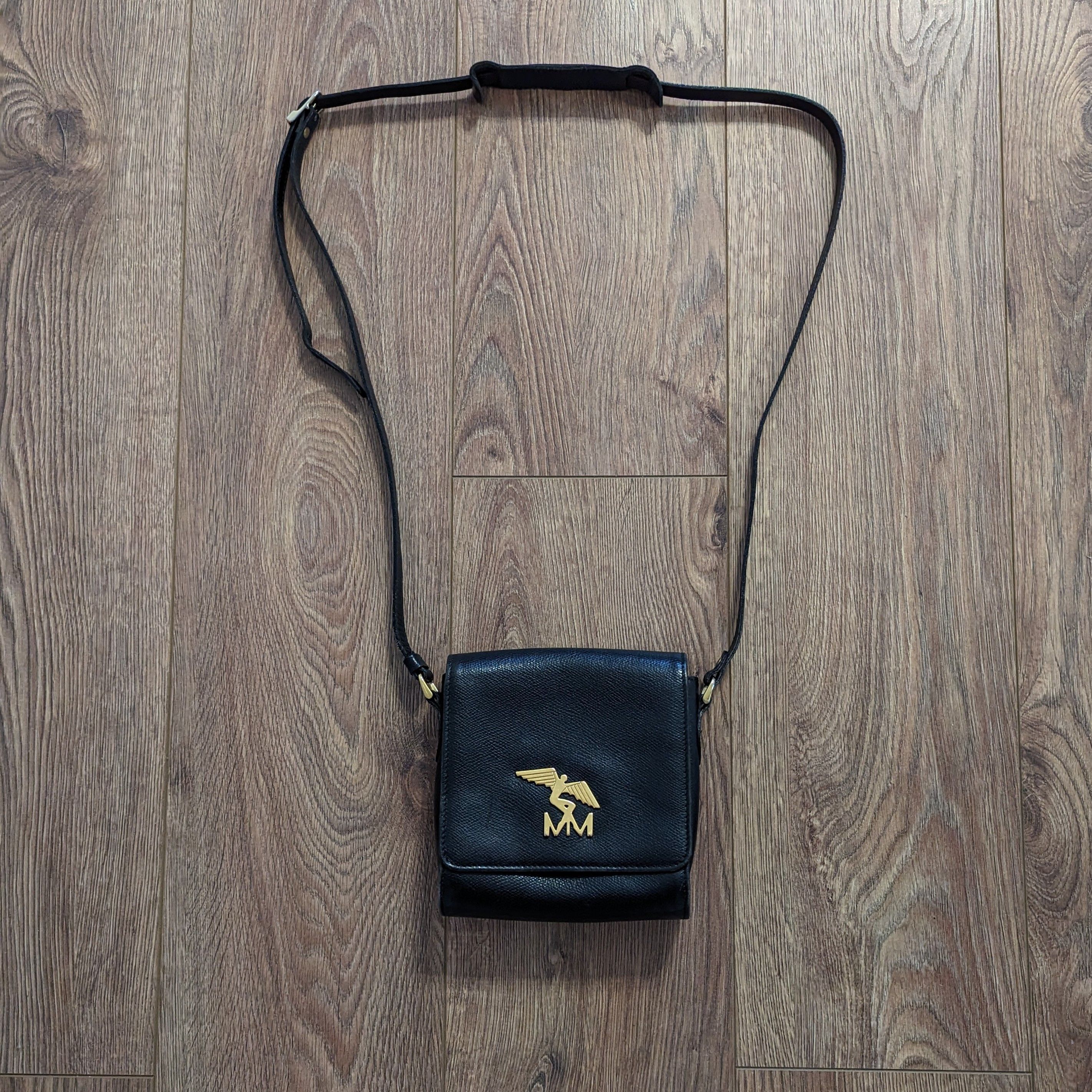 Luxury Maison Mollerus Mm Messenger Bag Zip Riri Women Accessoires in Black