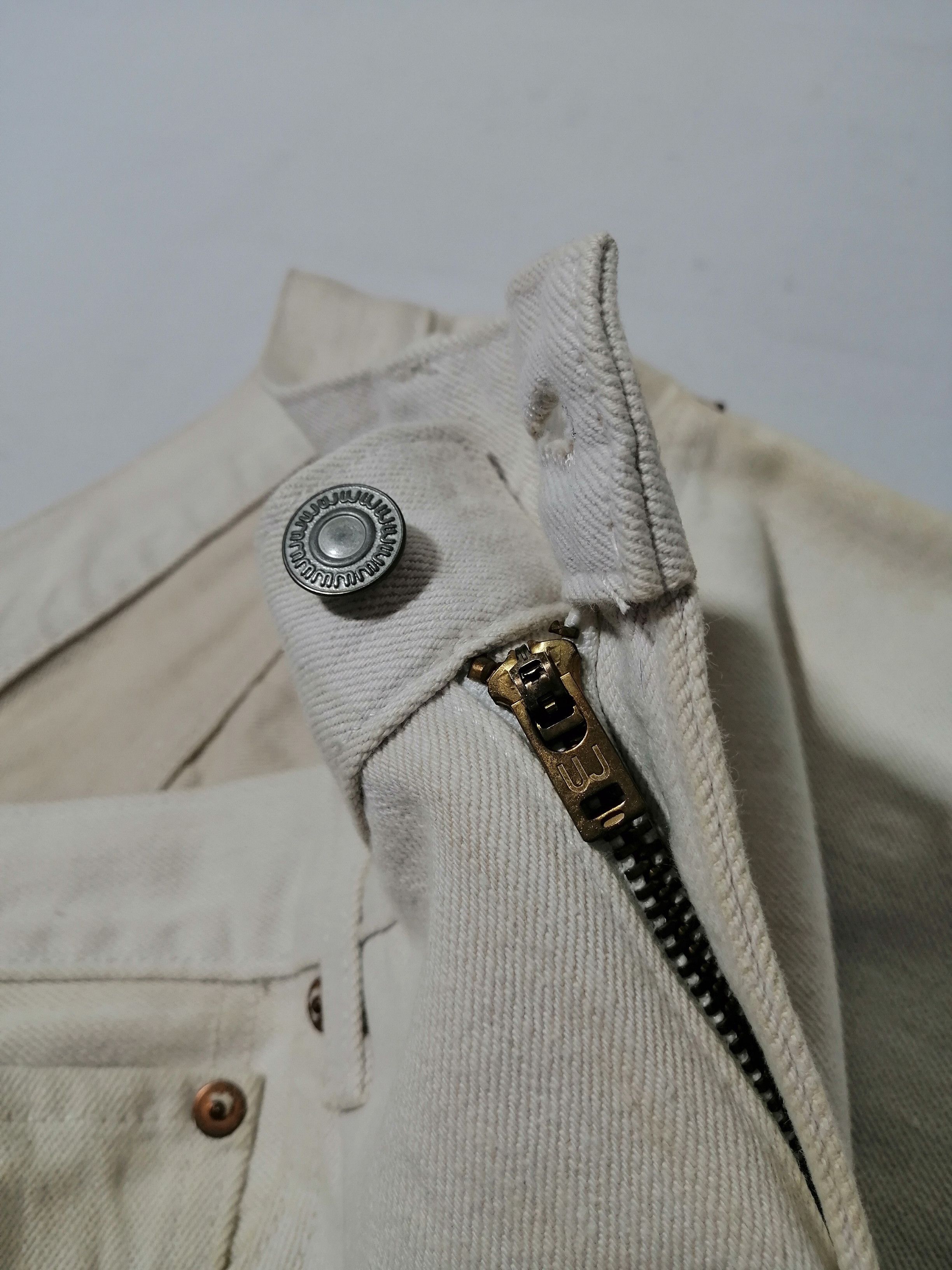 Japanese Brand × Uniqlo Uniqlo White Jeans Size US 30 / EU 46 - 3 Thumbnail