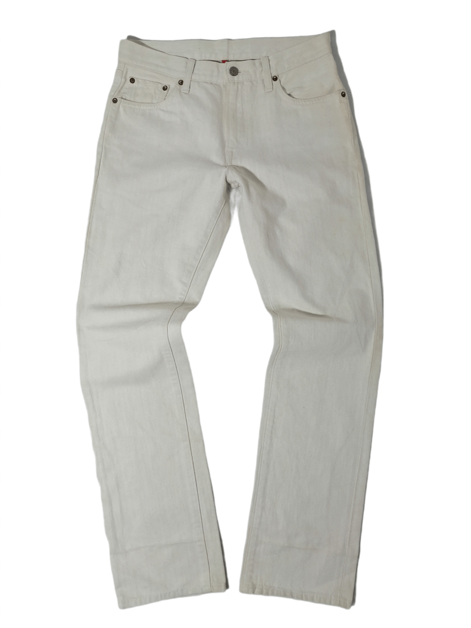 Japanese Brand × Uniqlo Uniqlo White Jeans Size US 30 / EU 46 - 1 Thumbnail