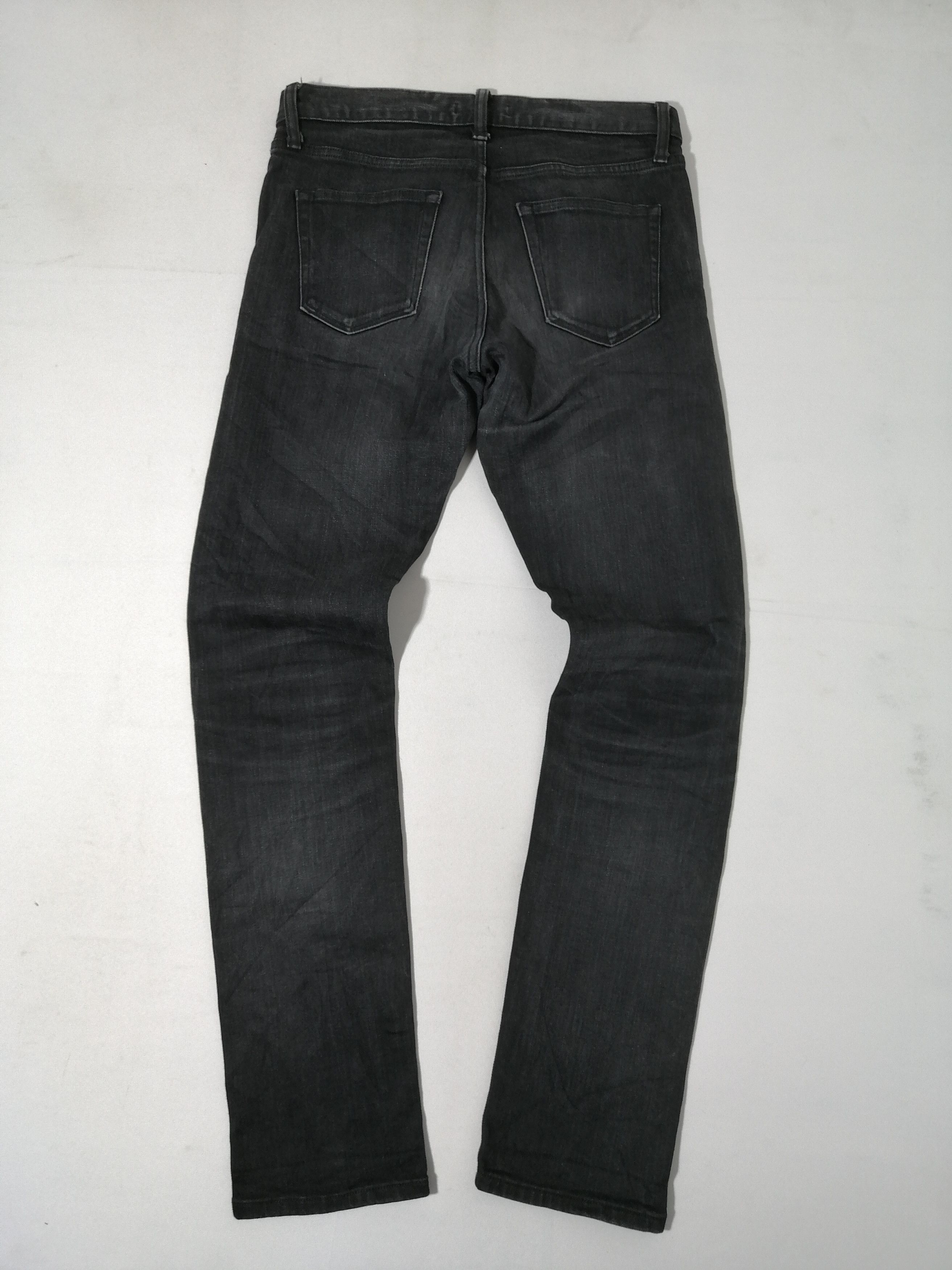 Other Uniqlo Selvedge Black Denim Jeans Size US 30 / EU 46 - 2 Thumbnail