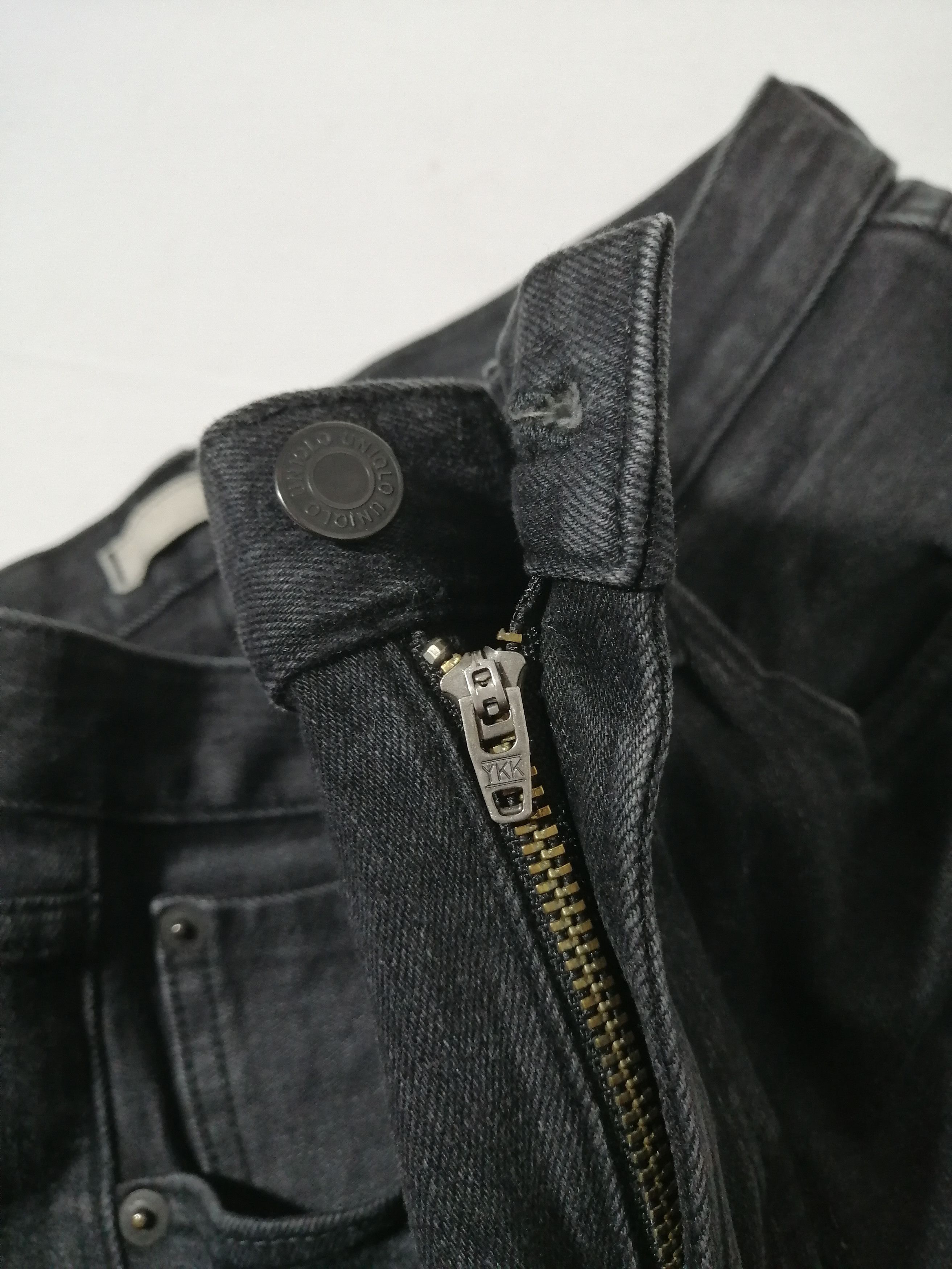 Other Uniqlo Selvedge Black Denim Jeans Size US 30 / EU 46 - 3 Thumbnail
