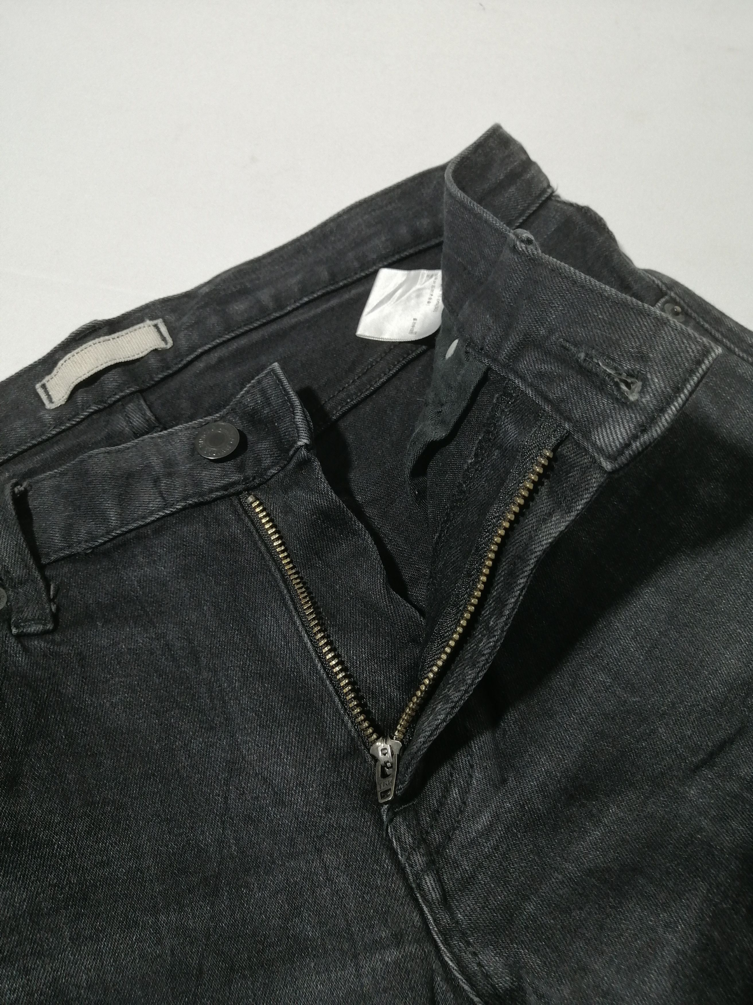Other Uniqlo Selvedge Black Denim Jeans Size US 30 / EU 46 - 4 Thumbnail