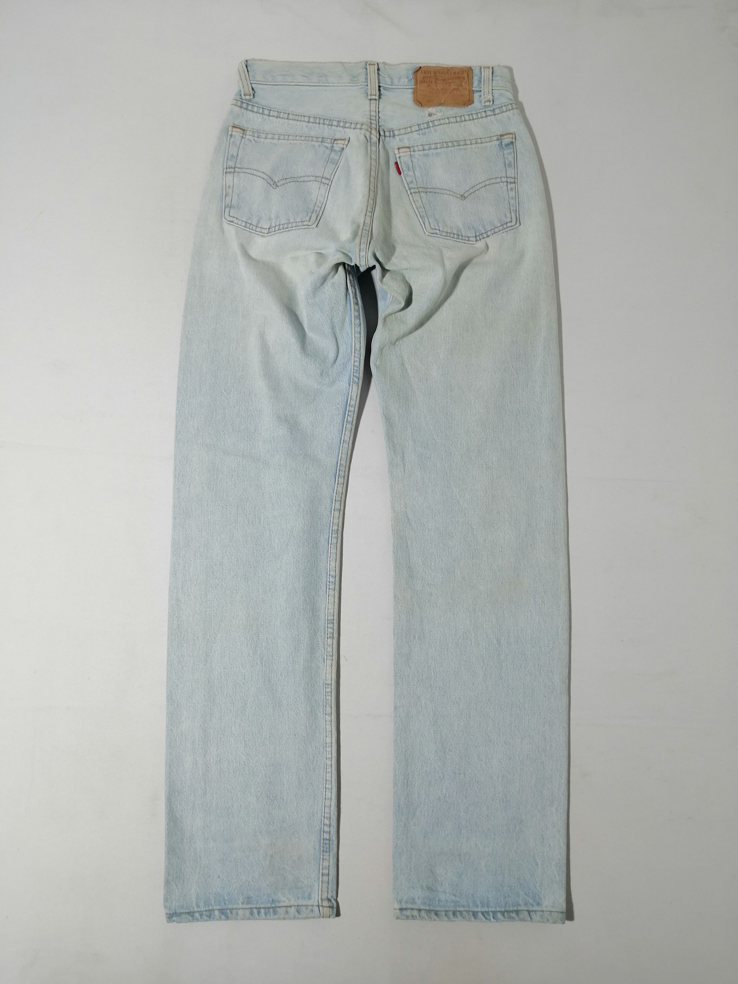 Levi's × Levi's Vintage Clothing × Vintage Vintage 90s Levi's 501 Fly Button Denim Jeans Size US 27 - 2 Thumbnail