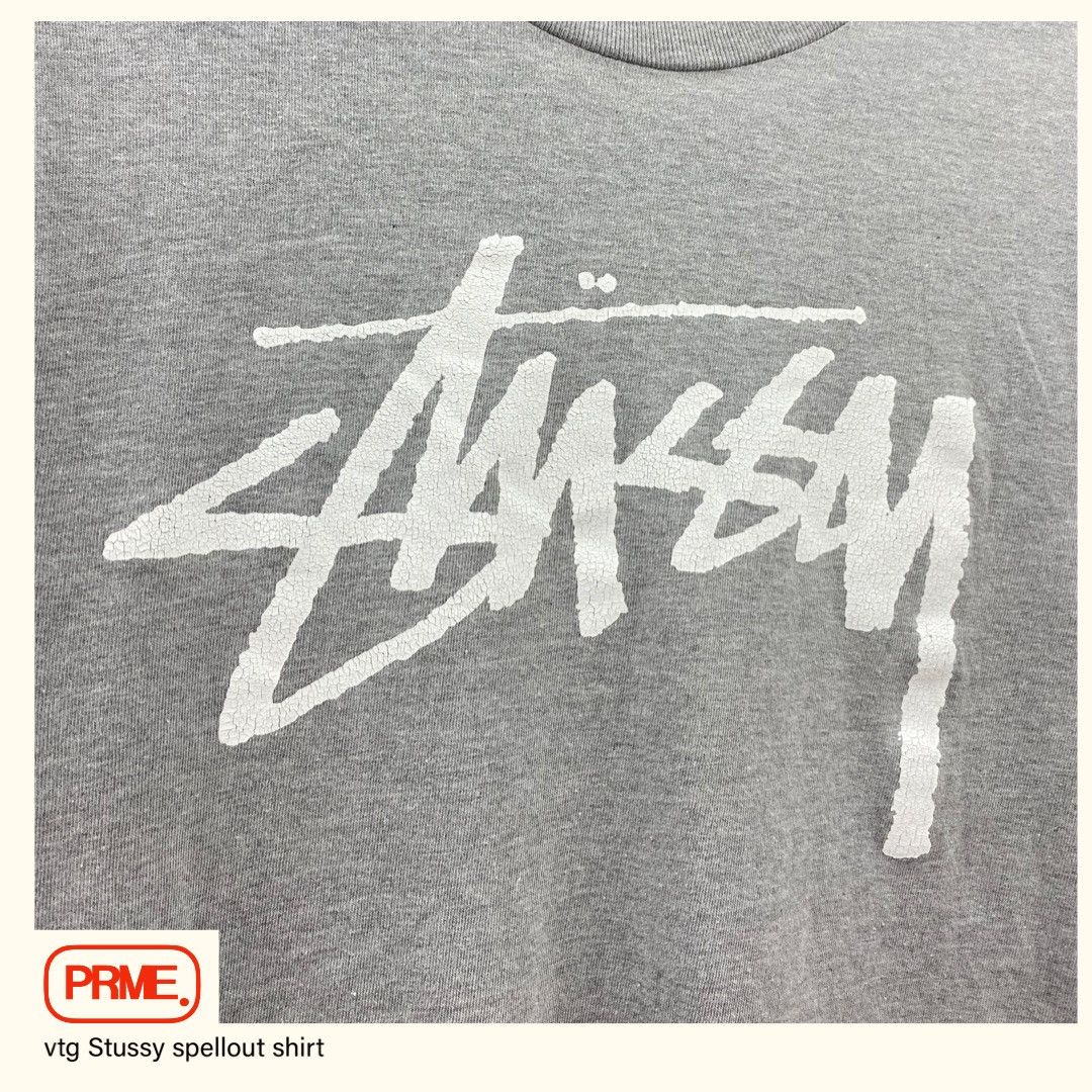 Stussy × Vintage vintage STUSSY Big Spellout long sleeve shirt Size US S / EU 44-46 / 1 - 3 Thumbnail