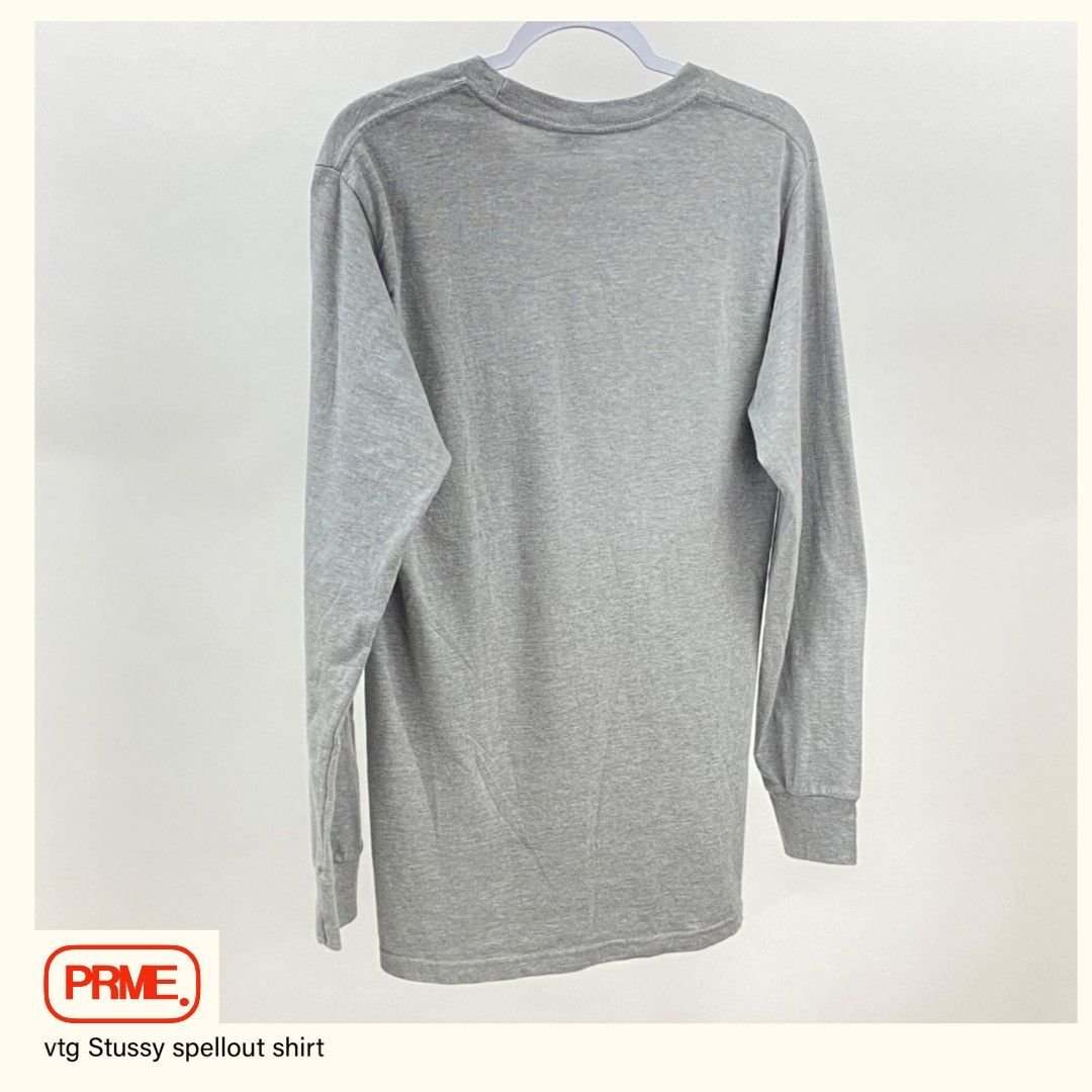 Stussy × Vintage vintage STUSSY Big Spellout long sleeve shirt Size US S / EU 44-46 / 1 - 7 Thumbnail