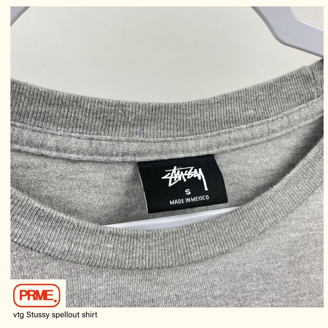 Stussy × Vintage vintage STUSSY Big Spellout long sleeve shirt Size US S / EU 44-46 / 1 - 5 Thumbnail