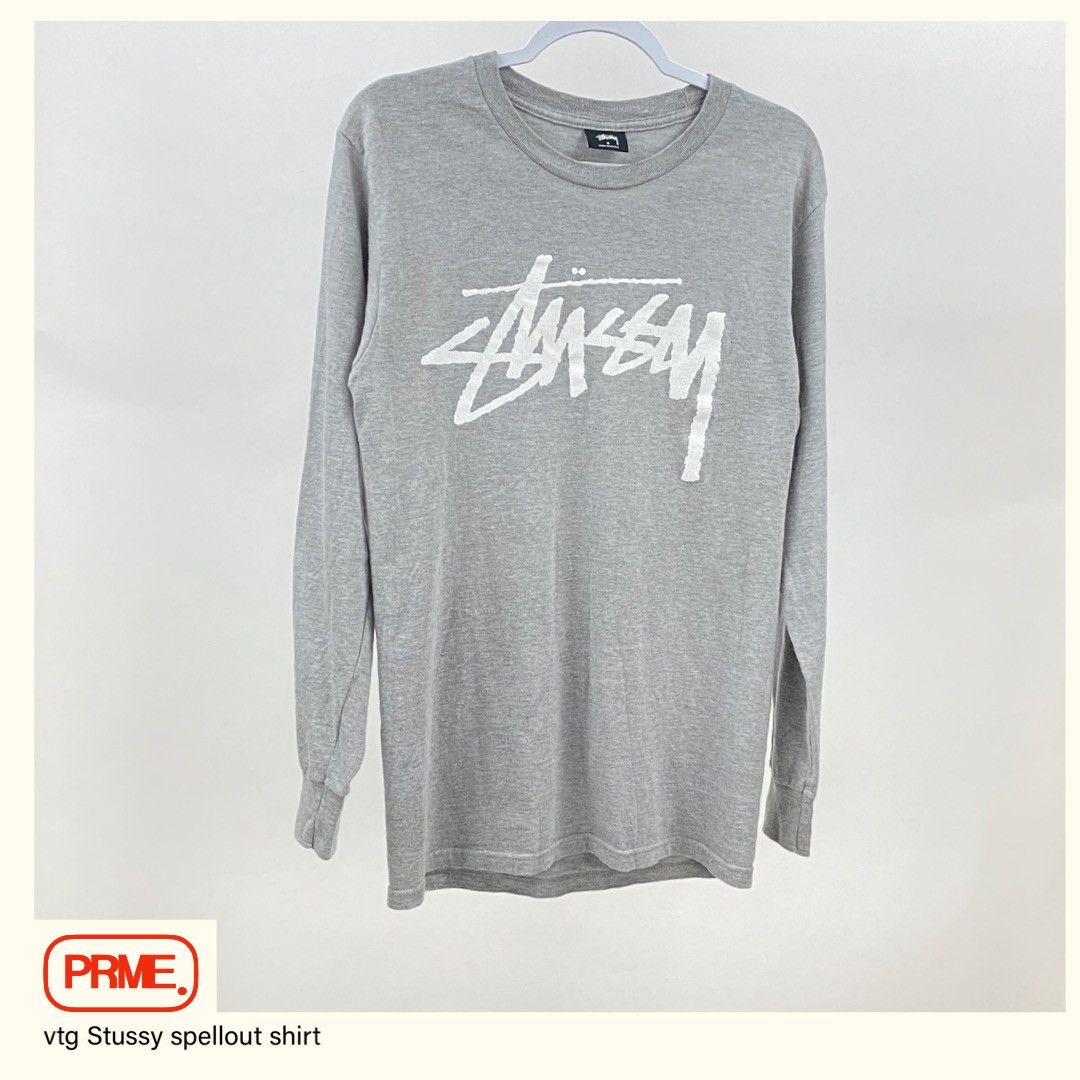 Stussy × Vintage vintage STUSSY Big Spellout long sleeve shirt Size US S / EU 44-46 / 1 - 2 Thumbnail