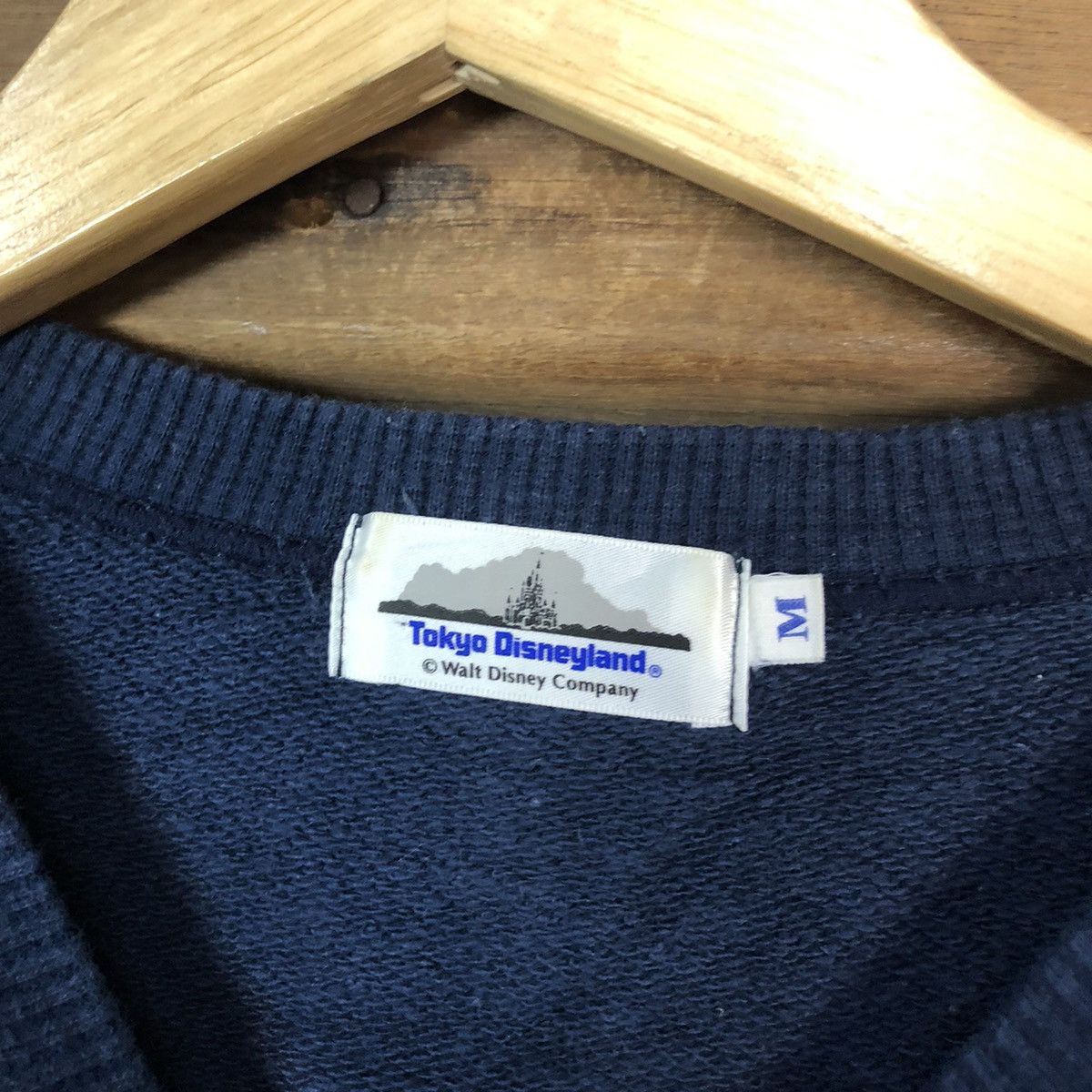 Disney Tokyo Disneyland Dark Blue Sweatshirt #029B Size US M / EU 48-50 / 2 - 7 Thumbnail