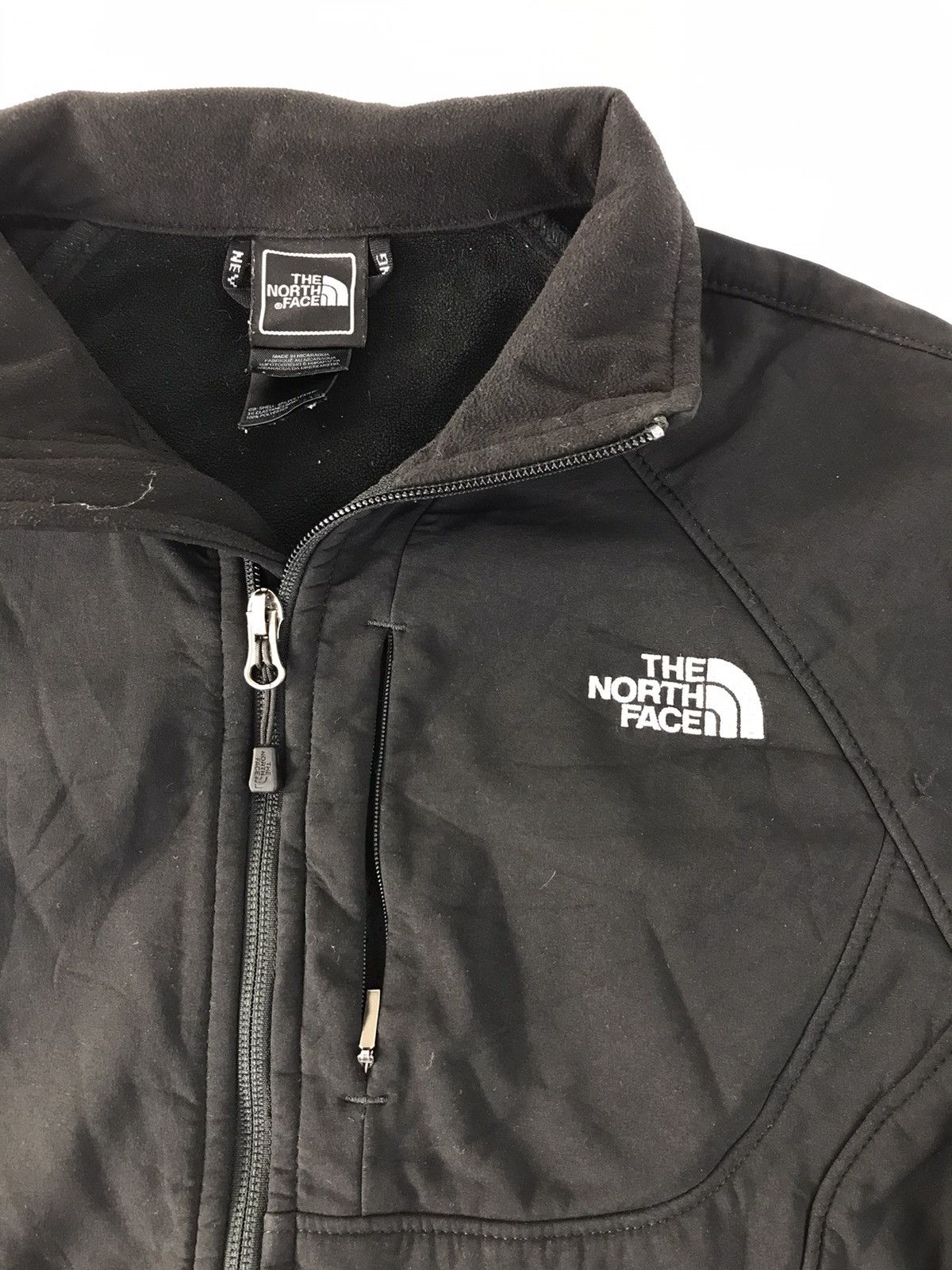 The North Face × Vintage The North Face Lycra Black Jacket Fleece Inner K1219j Size S / US 4 / IT 40 - 4 Thumbnail