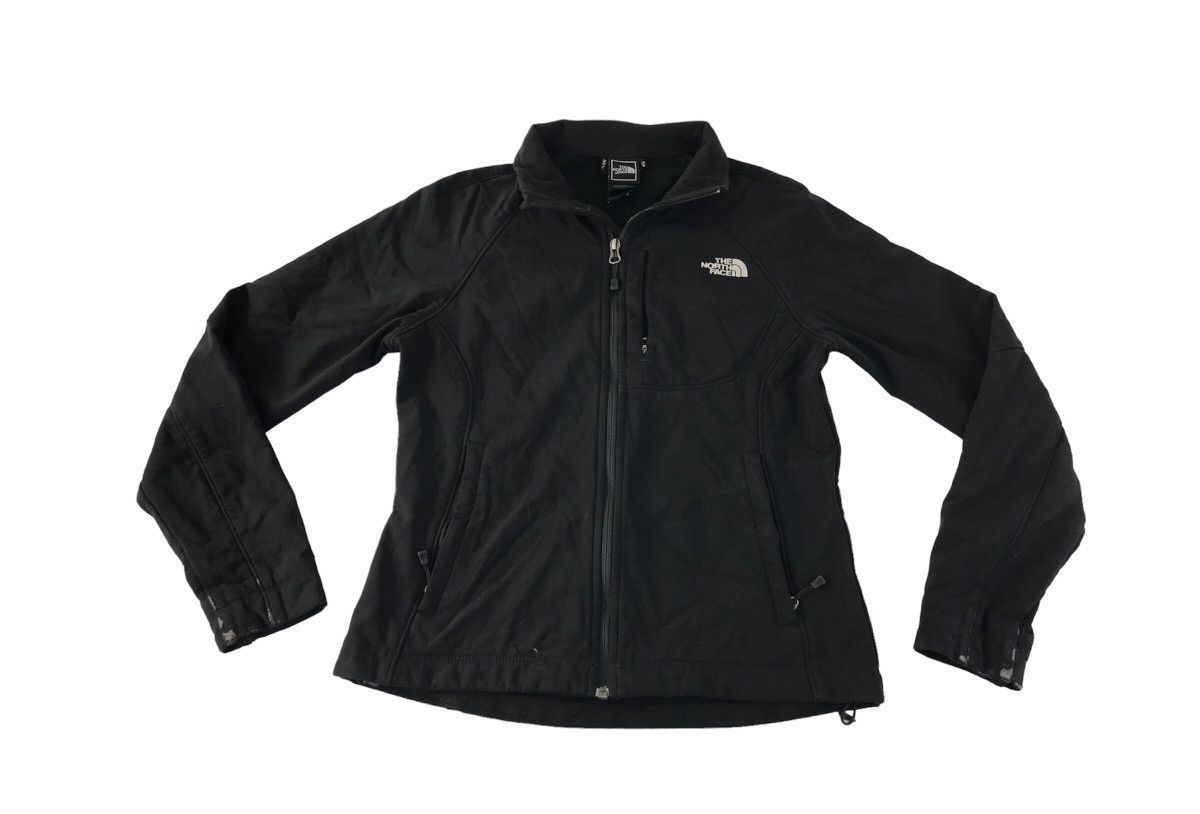 The North Face × Vintage The North Face Lycra Black Jacket Fleece Inner K1219j Size S / US 4 / IT 40 - 1 Thumbnail