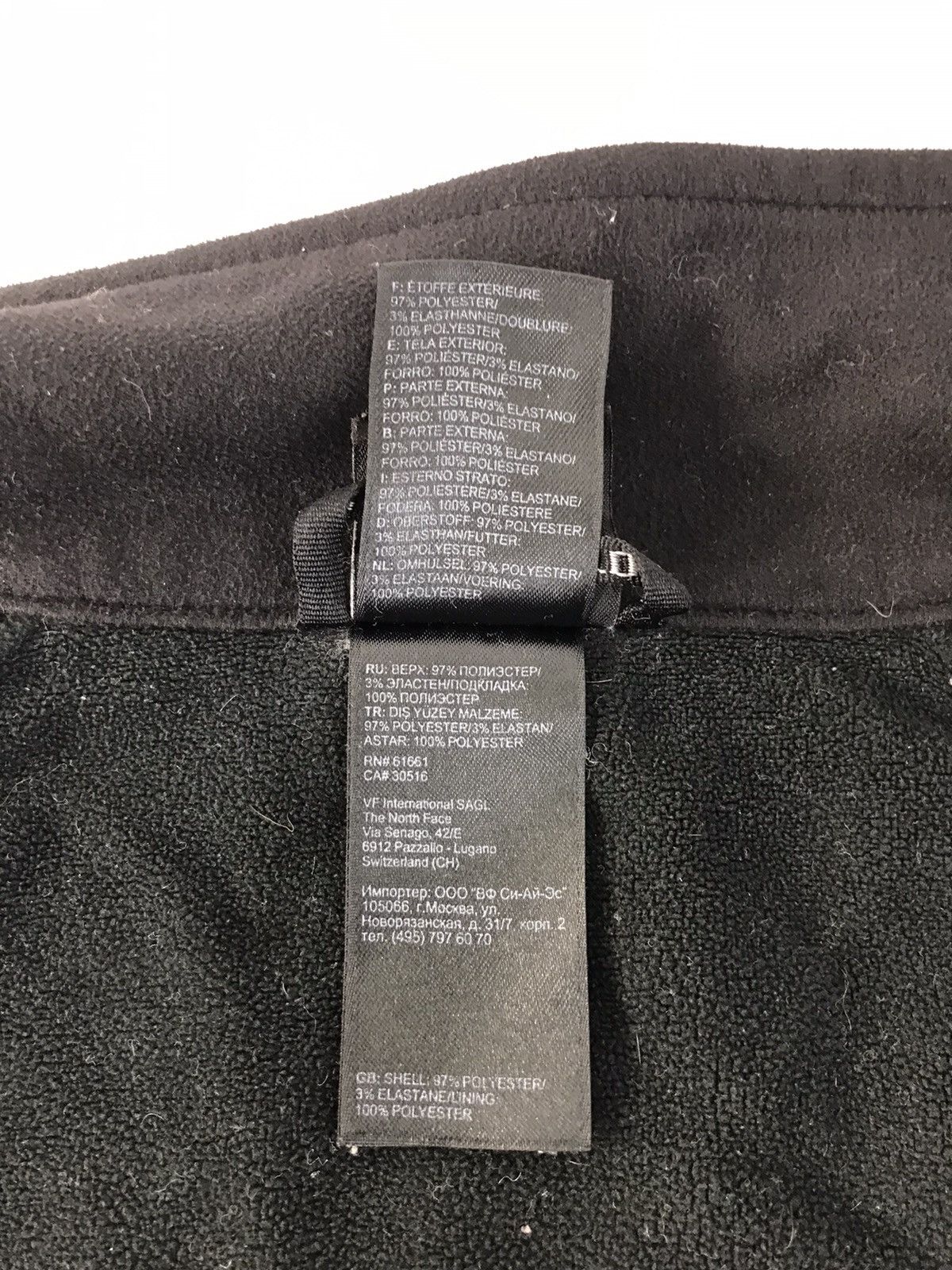 The North Face × Vintage The North Face Lycra Black Jacket Fleece Inner K1219j Size S / US 4 / IT 40 - 8 Thumbnail
