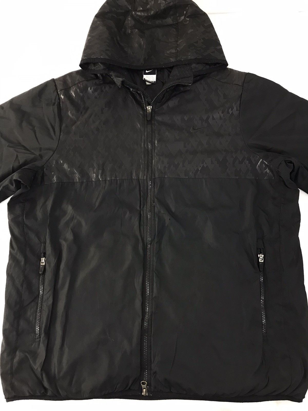 Nike Nike Black Camo Full Zip Quilted Jacket Hoodies Size US XL / EU 56 / 4 - 3 Thumbnail