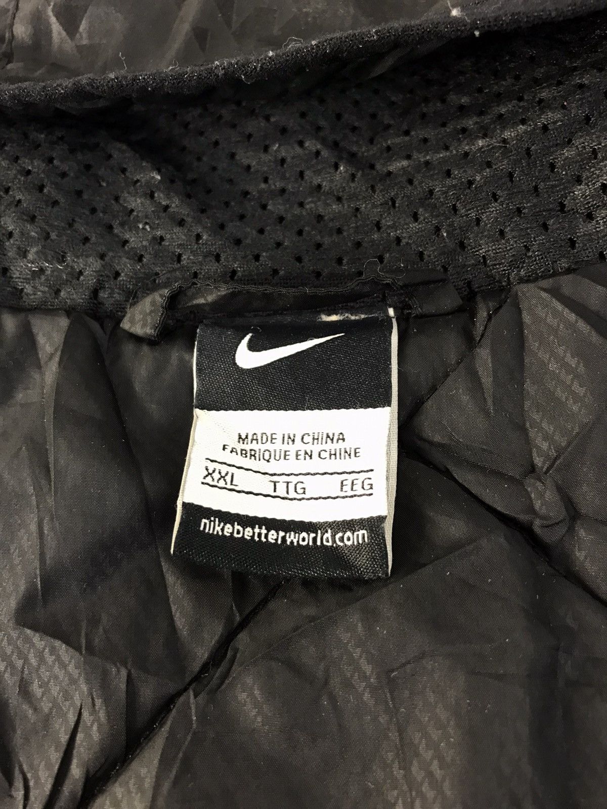 Nike Nike Black Camo Full Zip Quilted Jacket Hoodies Size US XL / EU 56 / 4 - 6 Thumbnail