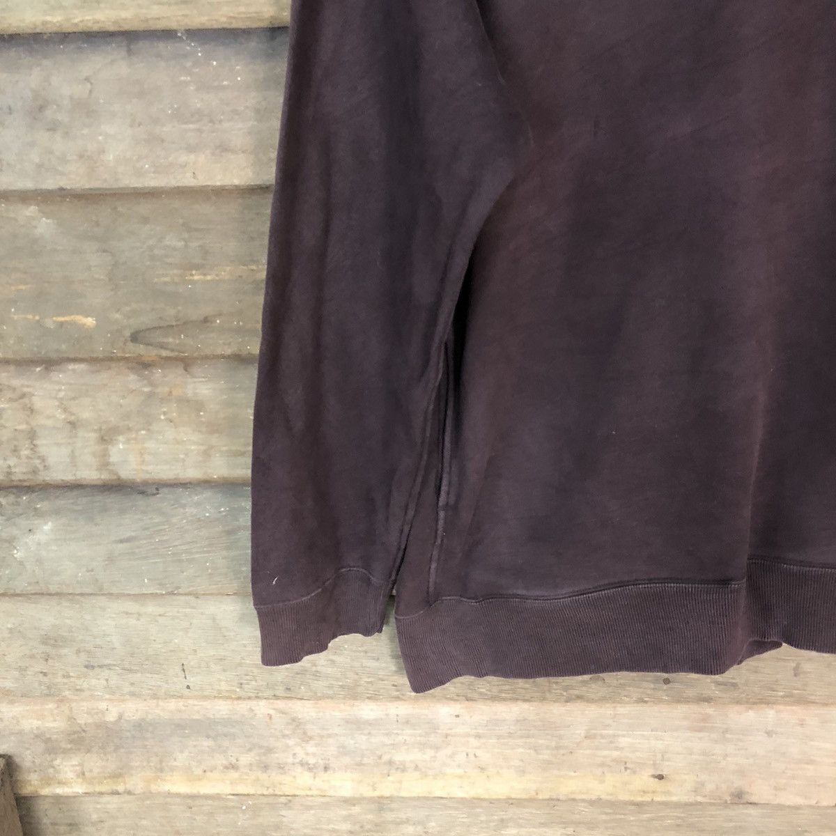 Japanese Brand First Down Dark Brown Sweatshirt #083B Size US XL / EU 56 / 4 - 4 Thumbnail