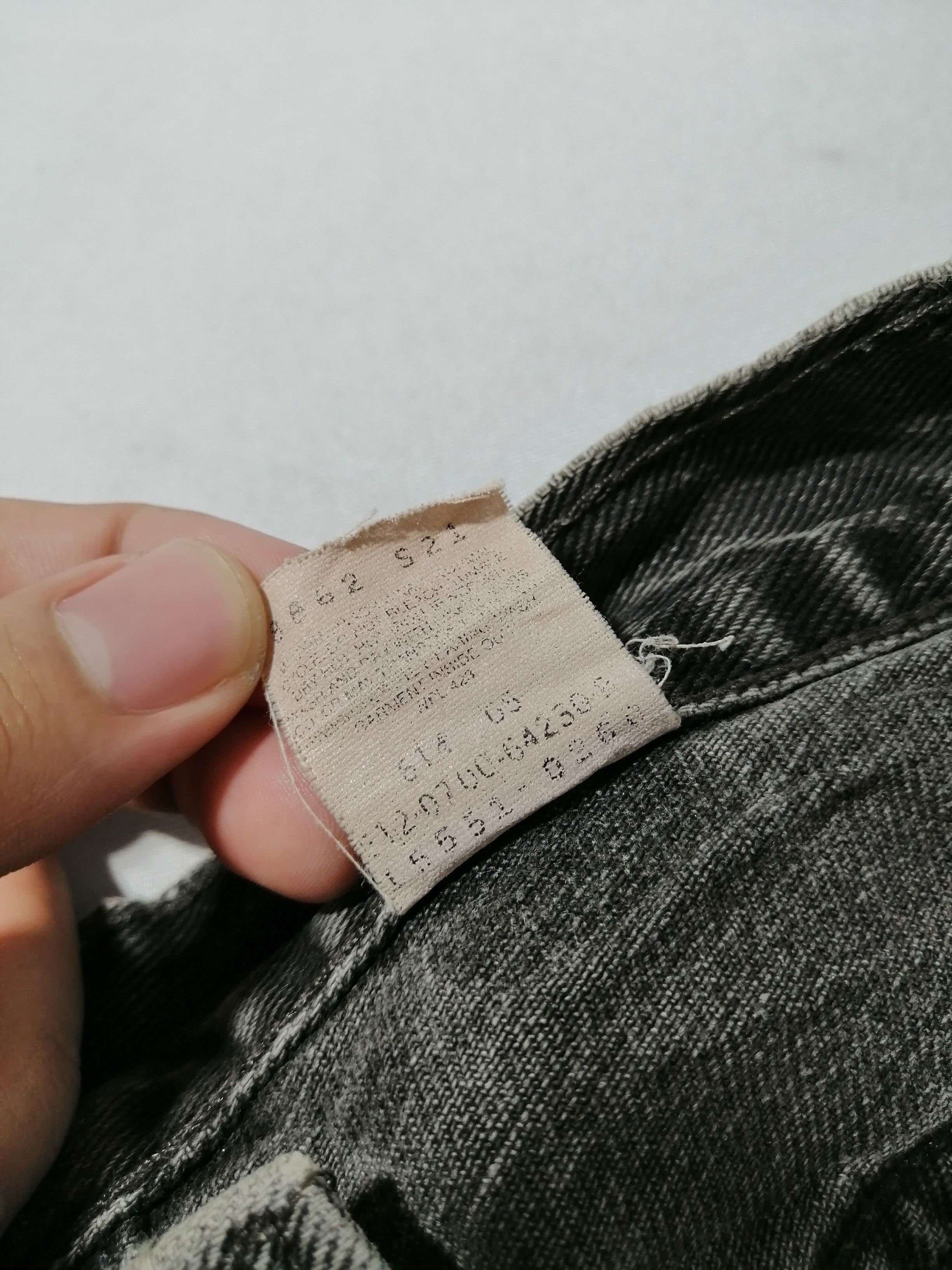 Levi's × Levi's Vintage Clothing Levi's Strauss 550 Black Denim Jeans Size US 30 / EU 46 - 7 Thumbnail
