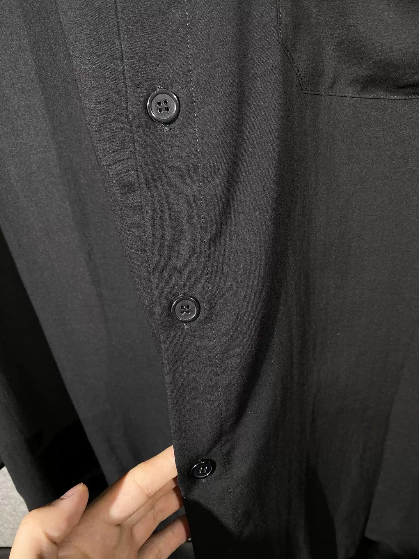 Yohji Yamamoto Yohji Yamamoto tencel Long Shirt Size US XL / EU 56 / 4 - 3 Thumbnail