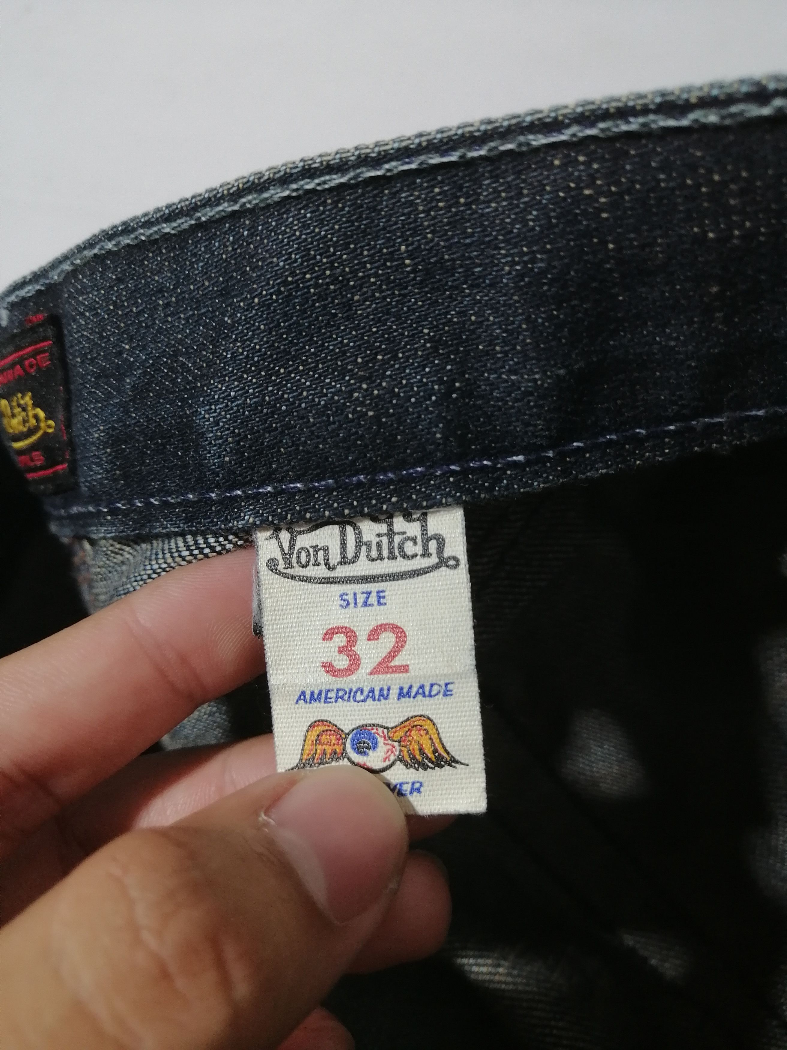 Vintage × Von Dutch Vintage Von Dutch Superb Design Denim Jeans Size US 32 / EU 48 - 6 Thumbnail