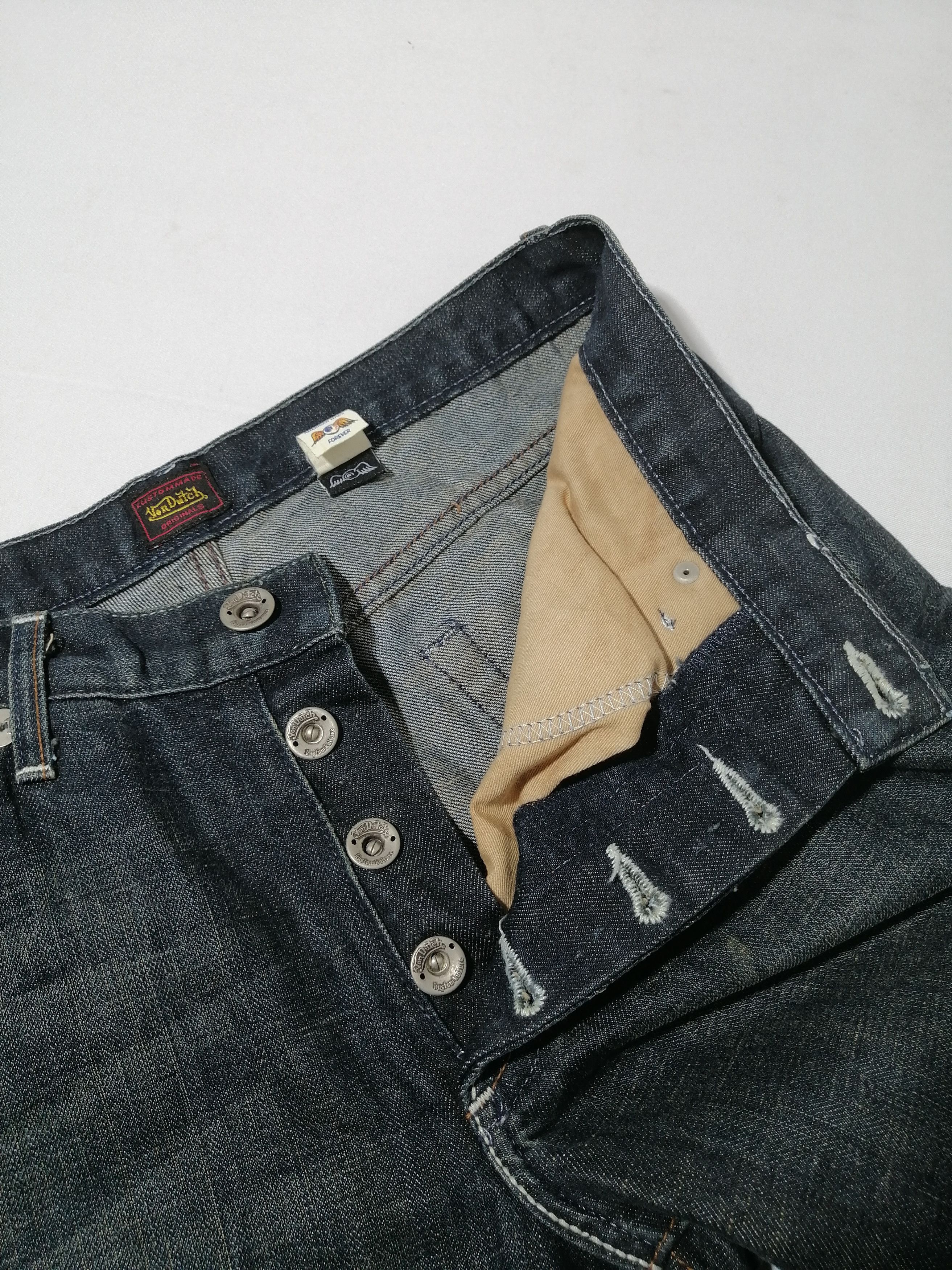 Vintage × Von Dutch Vintage Von Dutch Superb Design Denim Jeans Size US 32 / EU 48 - 4 Thumbnail