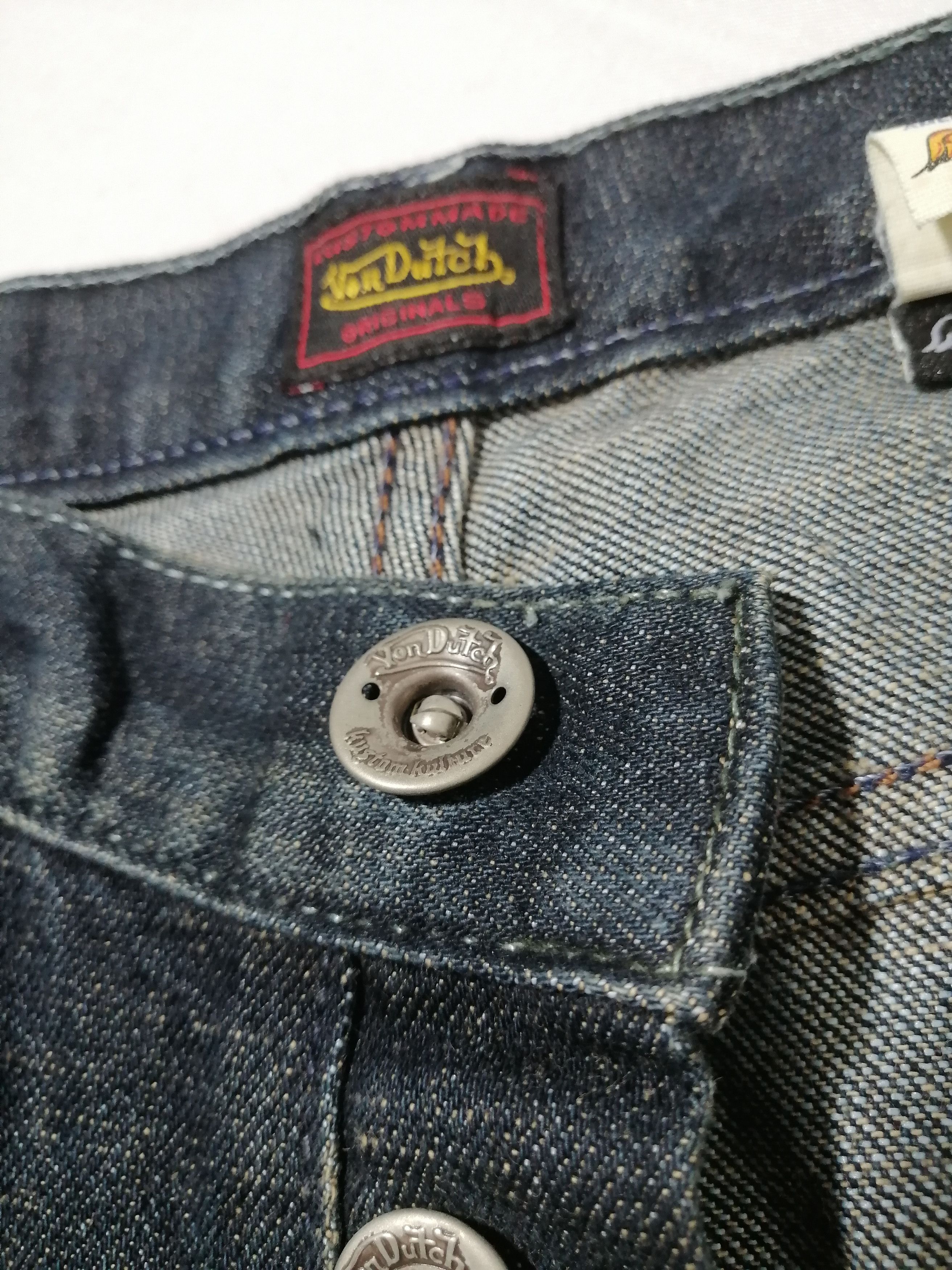 Vintage × Von Dutch Vintage Von Dutch Superb Design Denim Jeans Size US 32 / EU 48 - 3 Thumbnail