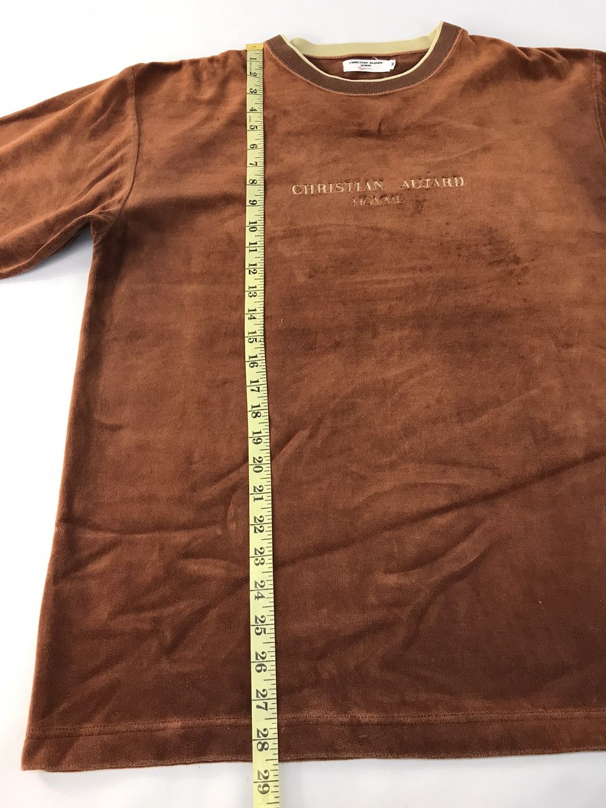 Designer × Vintage 90s Christian Aujard Homme Pyjama Crewneck Longsleeve K1215j Size US M / EU 48-50 / 2 - 9 Thumbnail