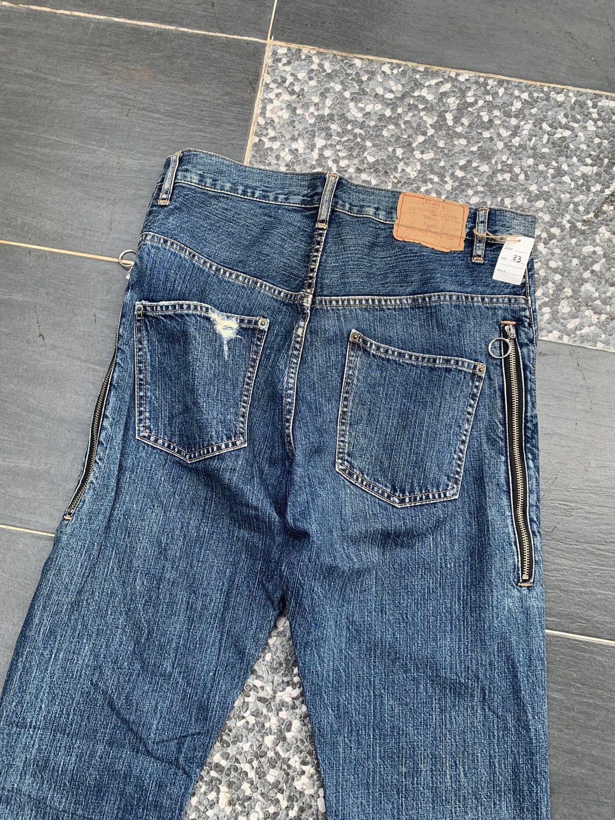 Japanese Brand Punk Style Rna Inc Distressed Denim Size US 33 - 8 Thumbnail