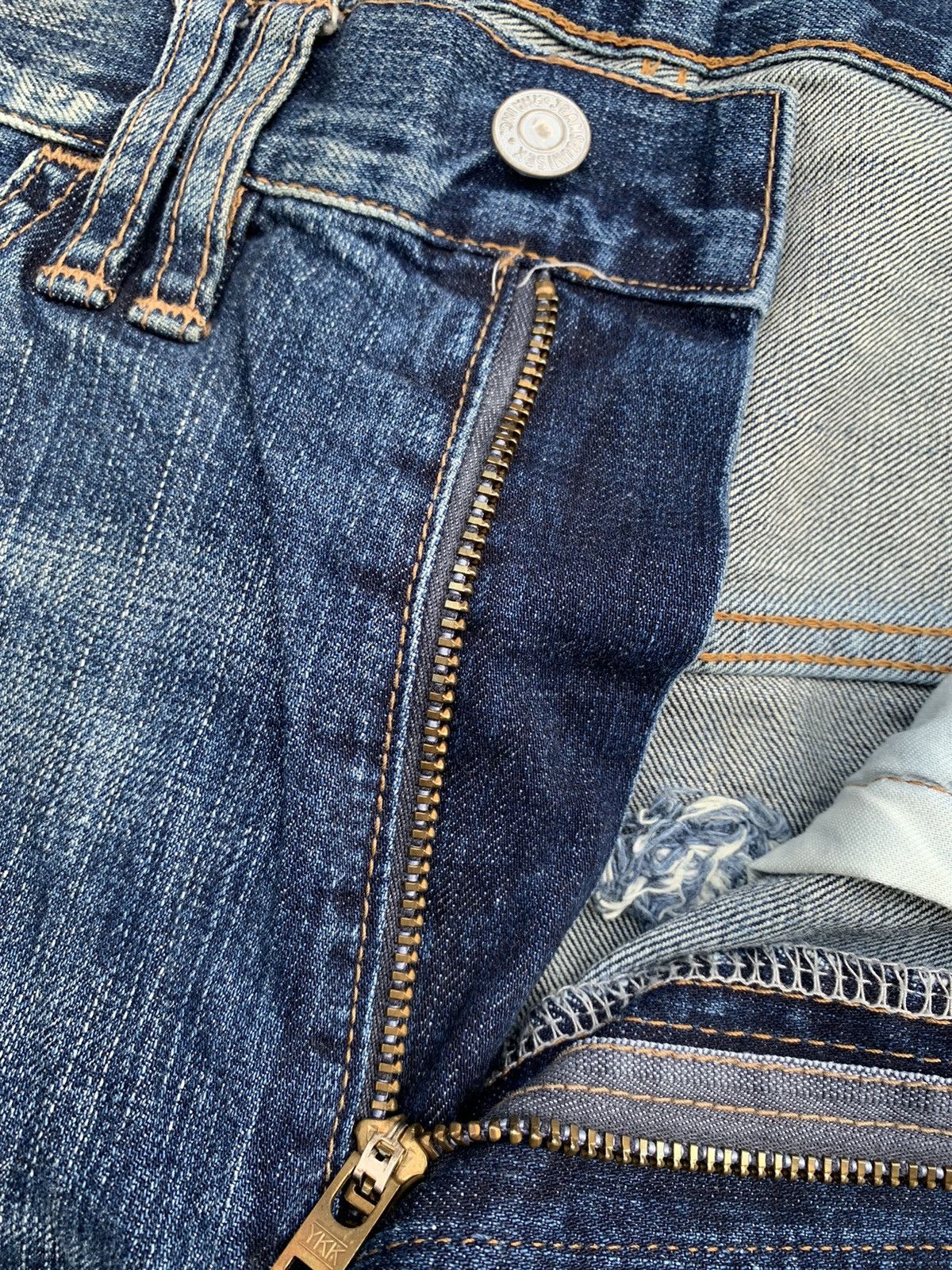 Japanese Brand Punk Style Rna Inc Distressed Denim Size US 33 - 4 Thumbnail