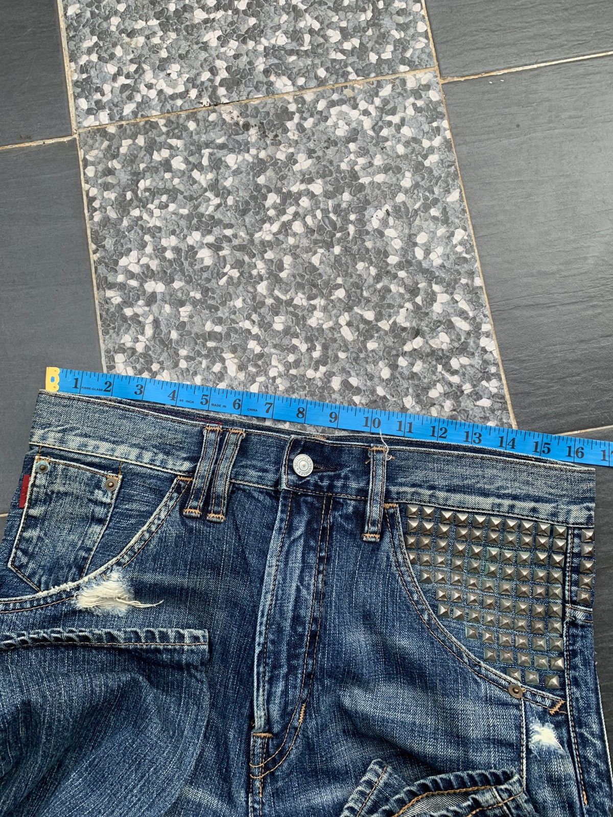 Japanese Brand Punk Style Rna Inc Distressed Denim Size US 33 - 10 Thumbnail
