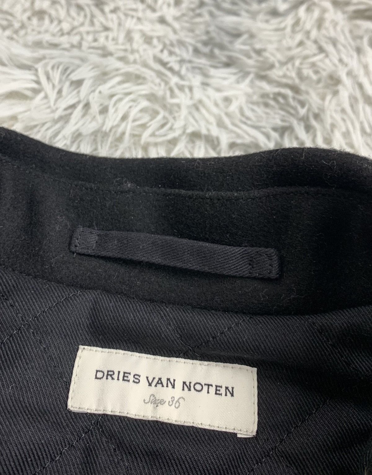 Dries Van Noten Dries van noten "Rare Fireman cropped wool jacket" Size XS / US 0-2 / IT 36-38 - 8 Thumbnail