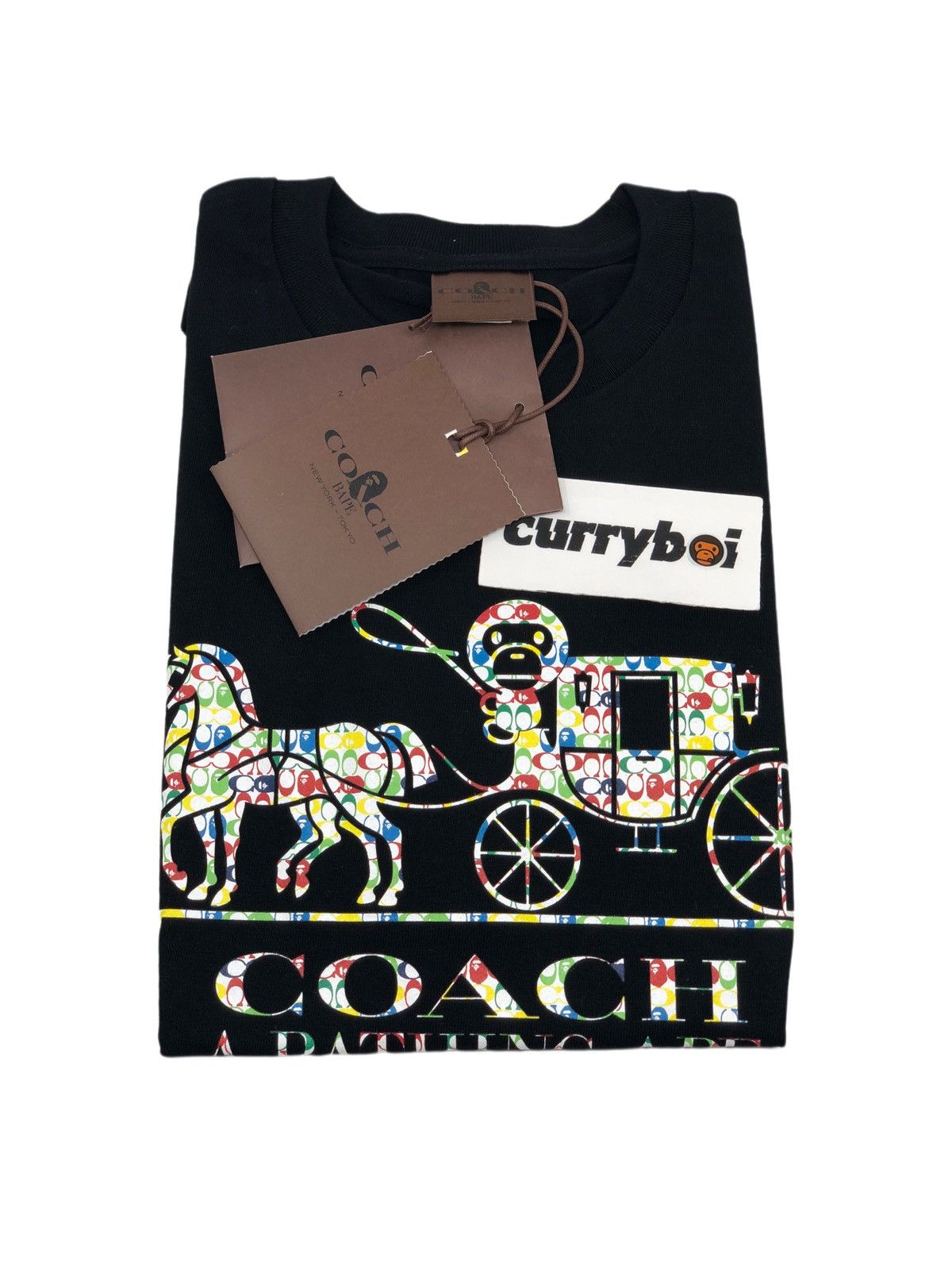 Bape × Coach BAPE x Coach Milo Tee Black Size US S / EU 44-46 / 1 - 3 Thumbnail