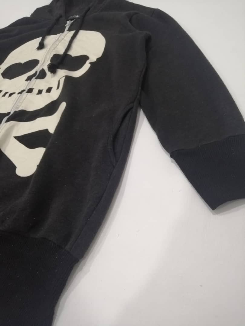 Seditionaries RARE🔥Black Skulls Hoodies Skeleton Design like Mastermind Size L / US 10 / IT 46 - 7 Thumbnail