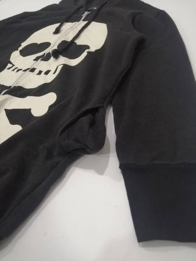 Seditionaries RARE🔥Black Skulls Hoodies Skeleton Design like Mastermind Size L / US 10 / IT 46 - 8 Thumbnail