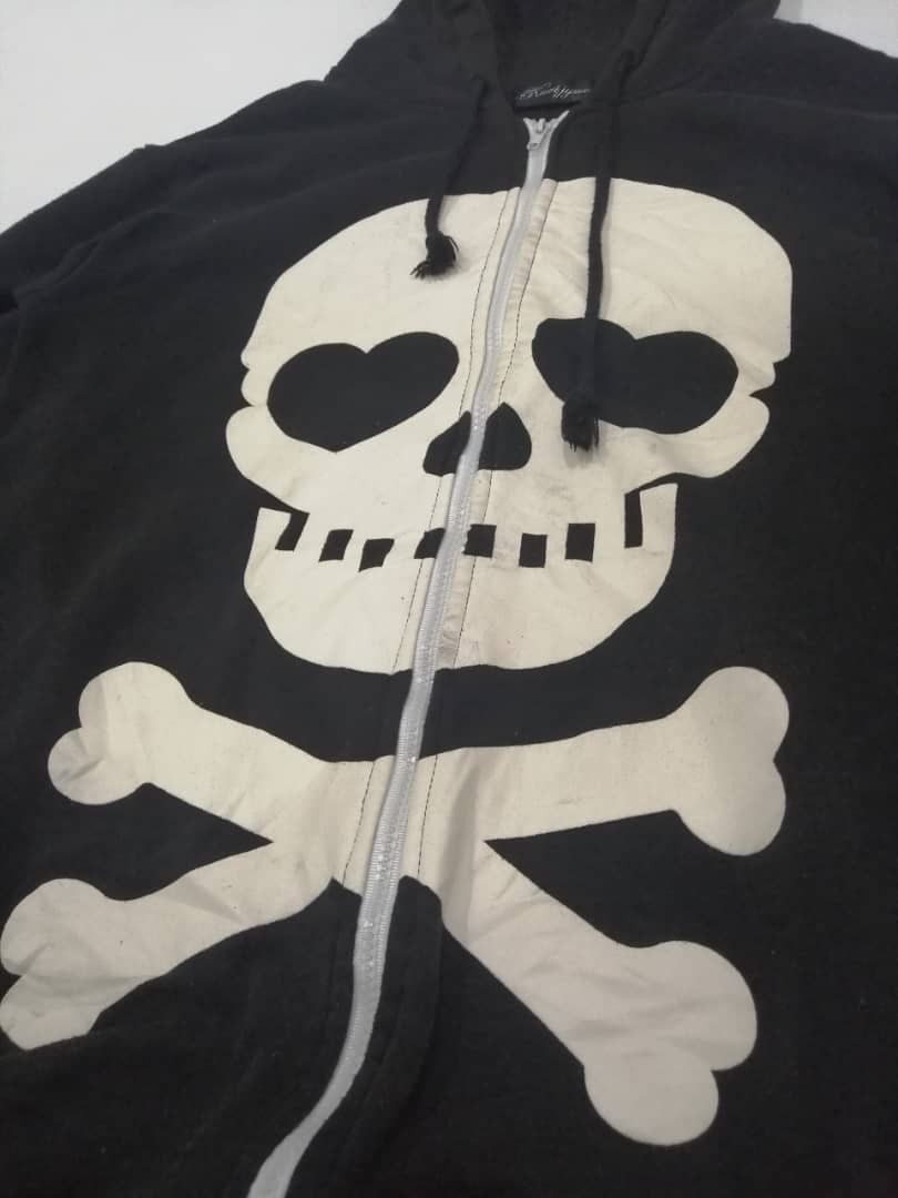 Seditionaries RARE🔥Black Skulls Hoodies Skeleton Design like Mastermind Size L / US 10 / IT 46 - 3 Thumbnail