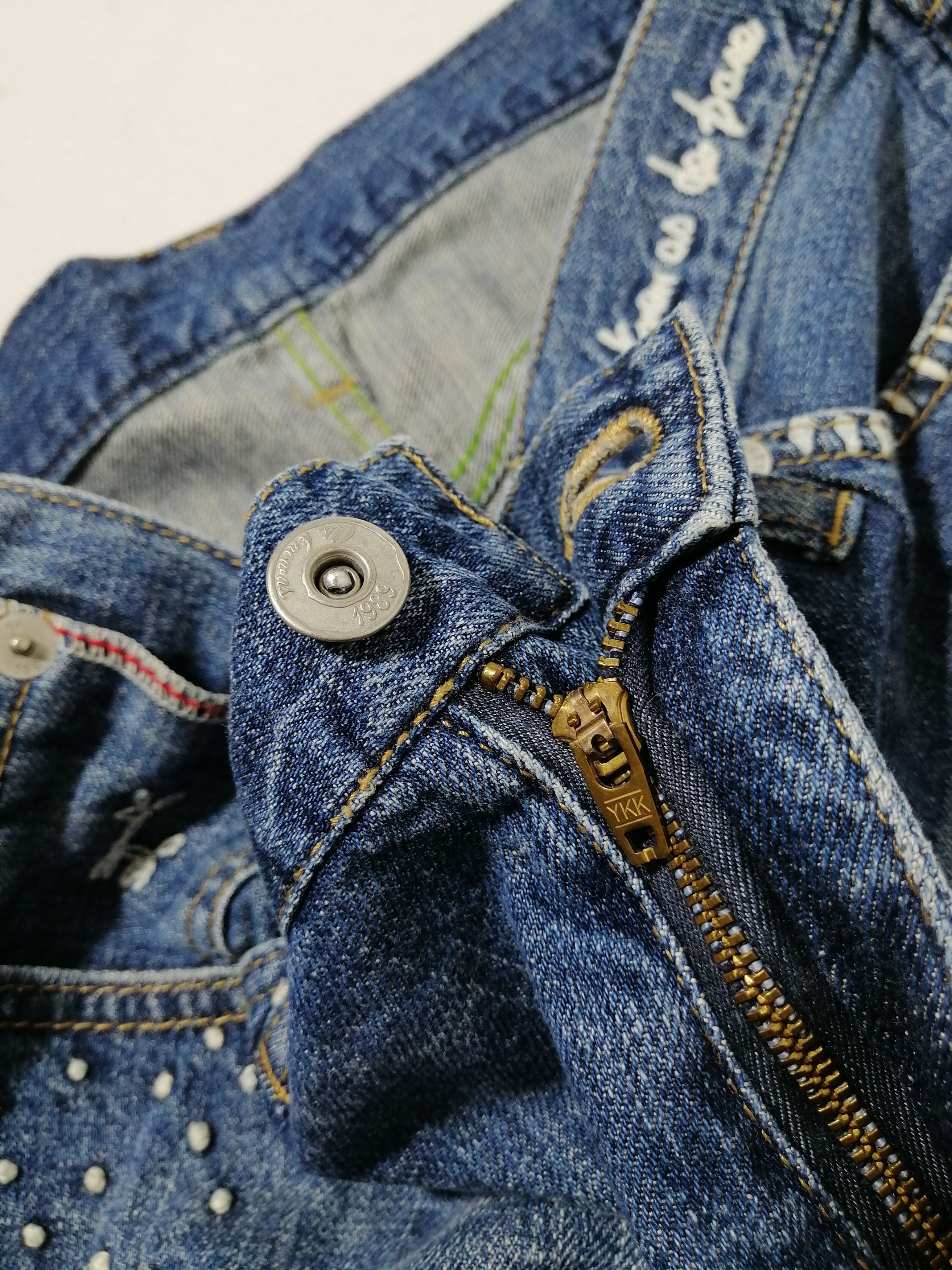 Japanese Brand As Known As De Base Nice Embroided Denim Jeans Size US 32 / EU 48 - 4 Thumbnail