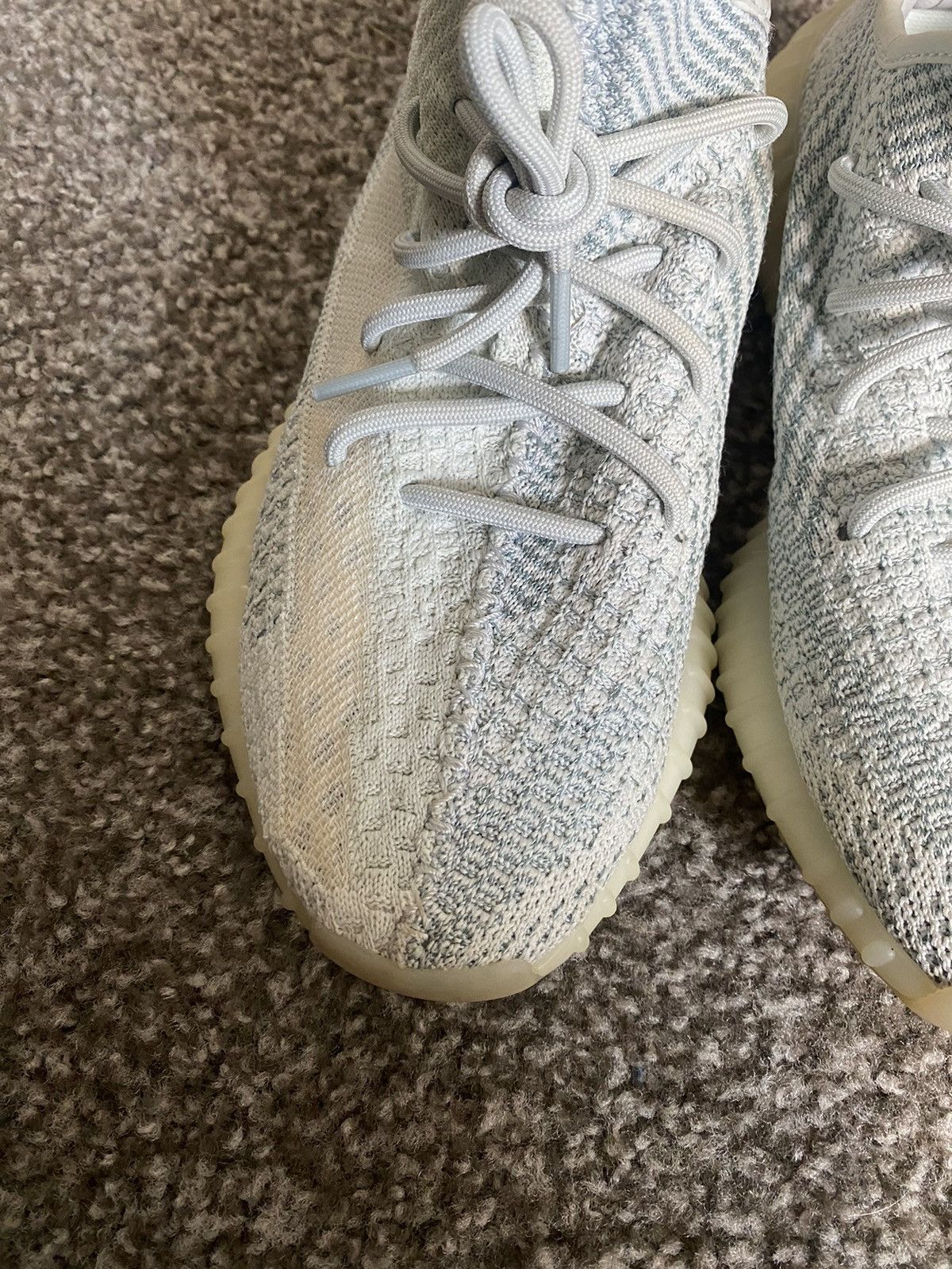 Adidas × Kanye West Size 10 Yeezy 350 Cloud White Reflective Good Condition Size US 10 / EU 43 - 5 Thumbnail