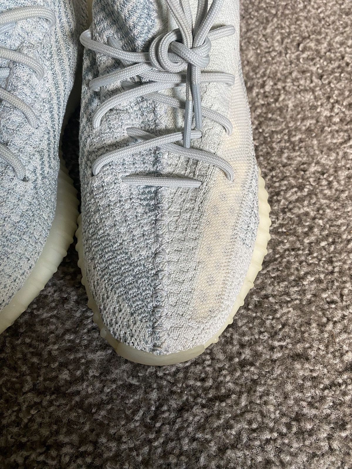 Adidas × Kanye West Size 10 Yeezy 350 Cloud White Reflective Good Condition Size US 10 / EU 43 - 4 Thumbnail