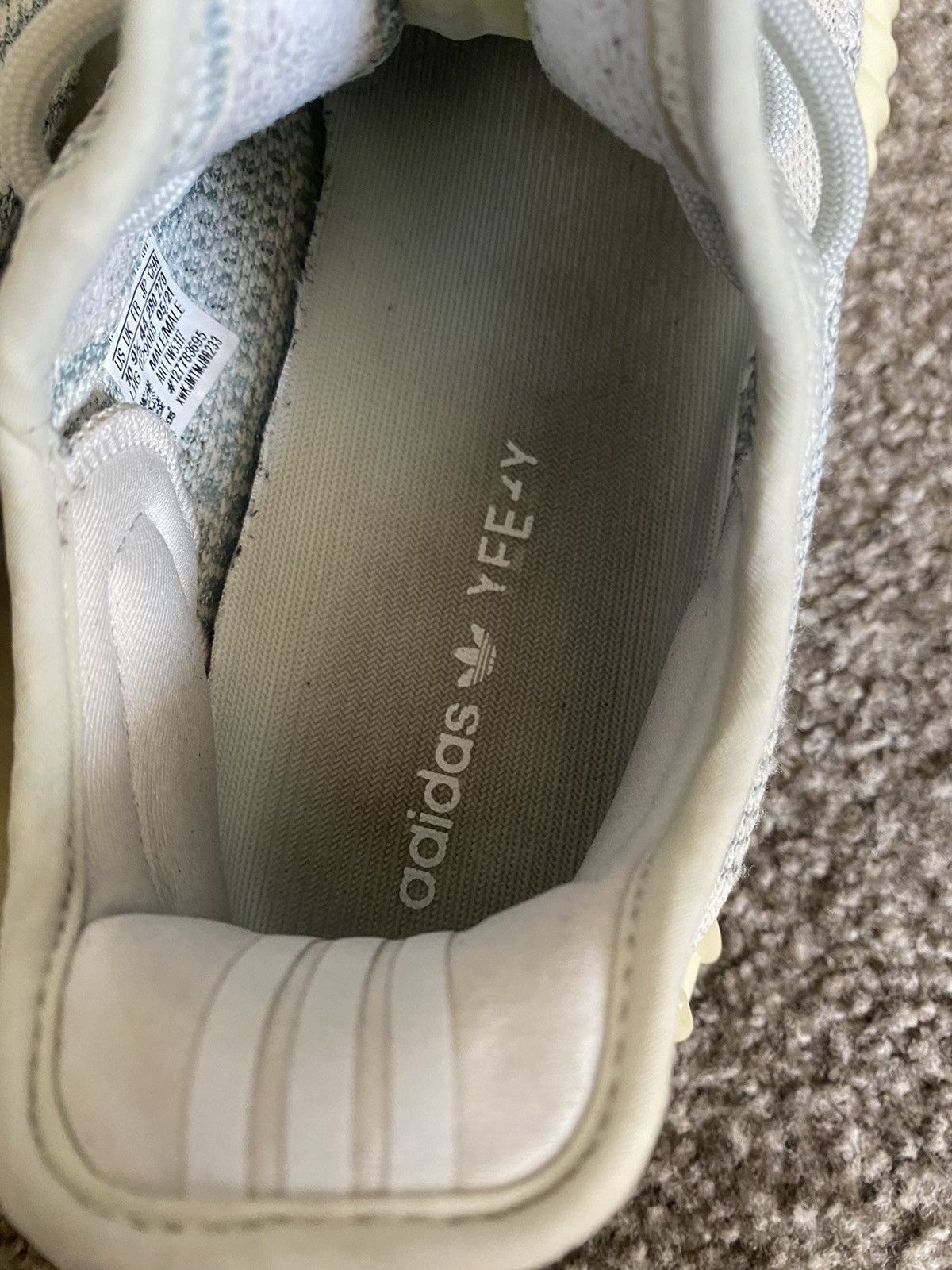 Adidas × Kanye West Size 10 Yeezy 350 Cloud White Reflective Good Condition Size US 10 / EU 43 - 8 Thumbnail