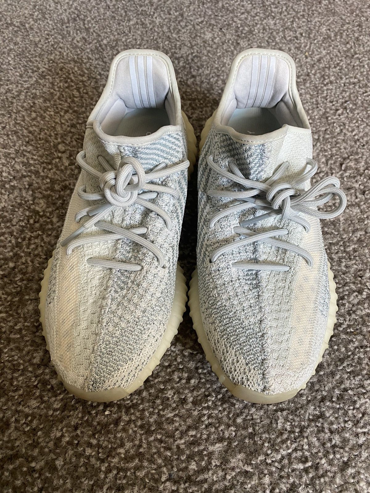 Adidas × Kanye West Size 10 Yeezy 350 Cloud White Reflective Good Condition Size US 10 / EU 43 - 2 Thumbnail