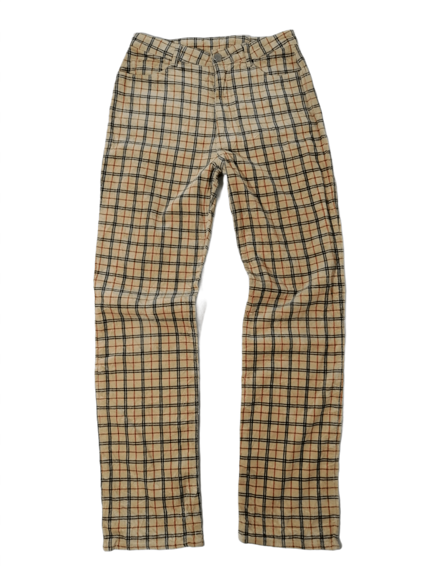 Japanese Brand Ever Blue Inspired by Burberry Nova Check Pants Size US 28 / EU 44 - 1 Thumbnail