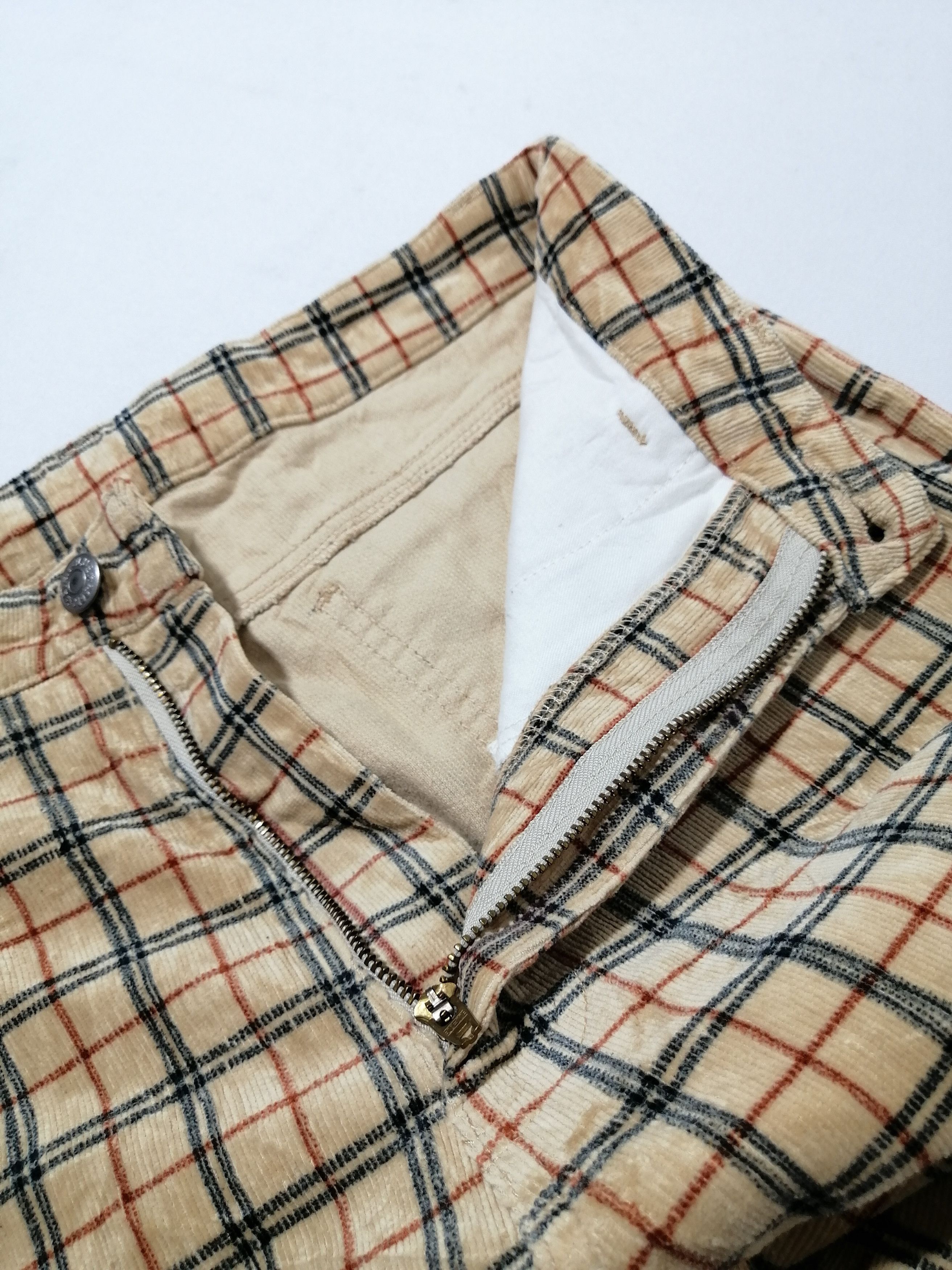 Japanese Brand Ever Blue Inspired by Burberry Nova Check Pants Size US 28 / EU 44 - 4 Thumbnail