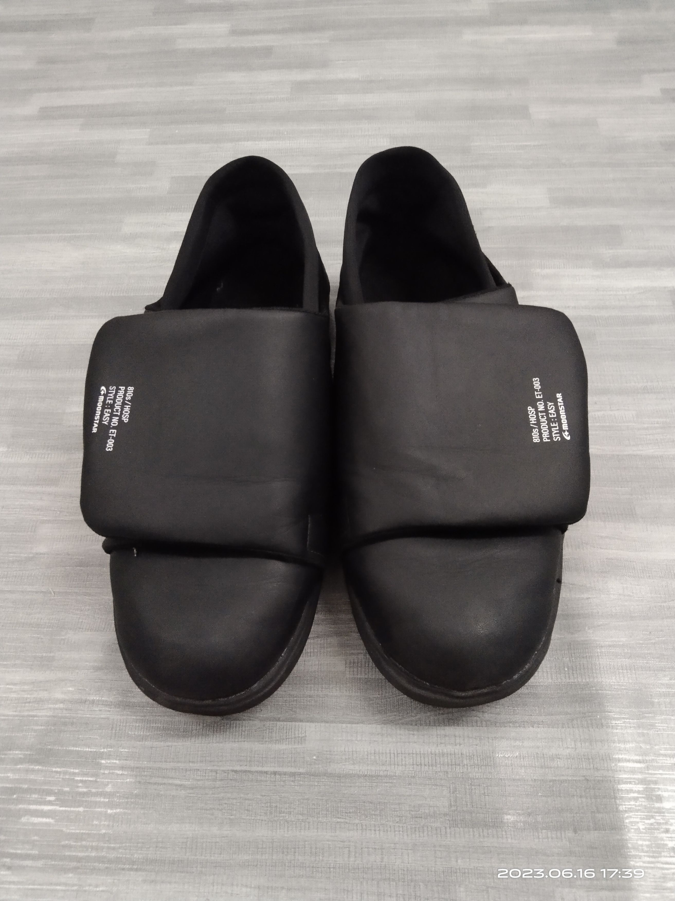 Japanese Brand × Moonstar Moonstar 810s ET003 HOSP Synthetic Leather Black Size US 9 / EU 42 - 2 Thumbnail