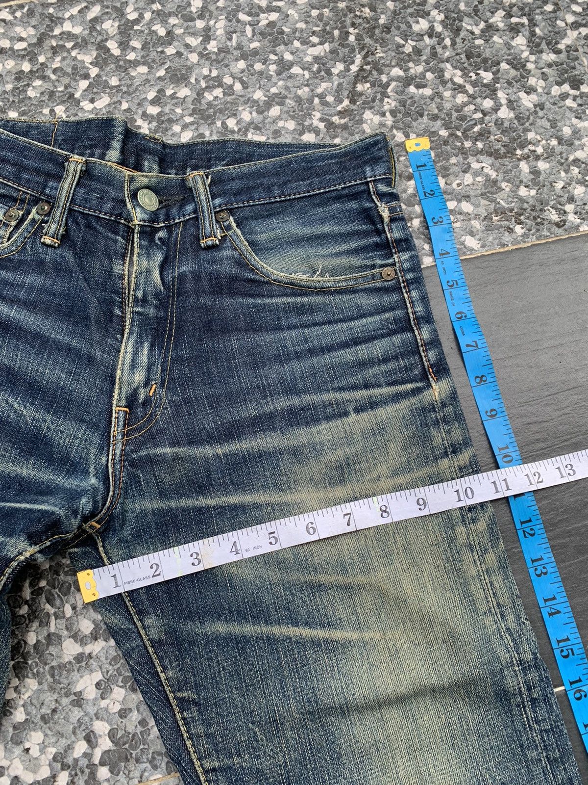 Burgus Plus × Japanese Brand Vintage Burgus Plus Distressed Denim Size US 29 - 17 Thumbnail