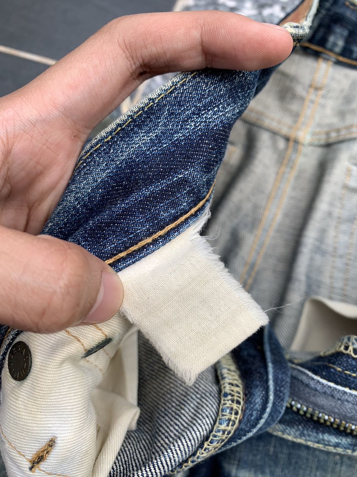 Burgus Plus × Japanese Brand Vintage Burgus Plus Distressed Denim Size US 29 - 7 Thumbnail