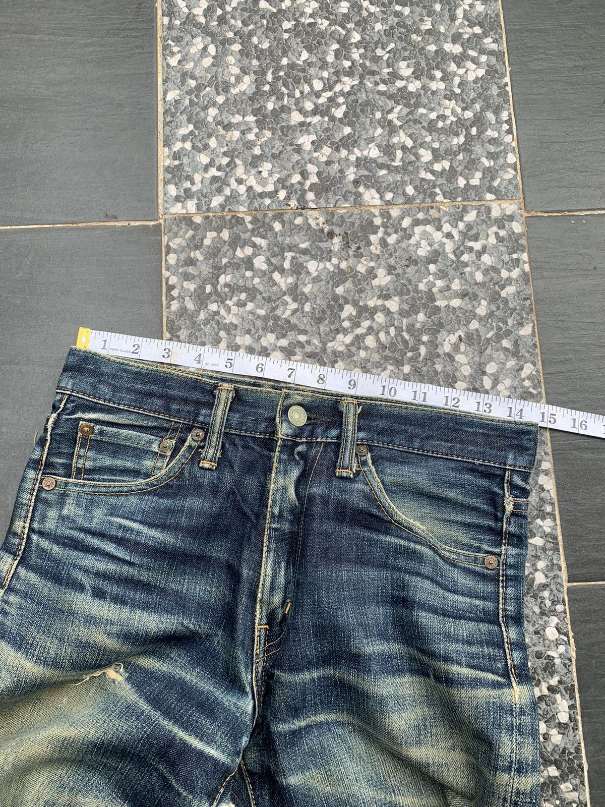 Burgus Plus × Japanese Brand Vintage Burgus Plus Distressed Denim Size US 29 - 16 Thumbnail