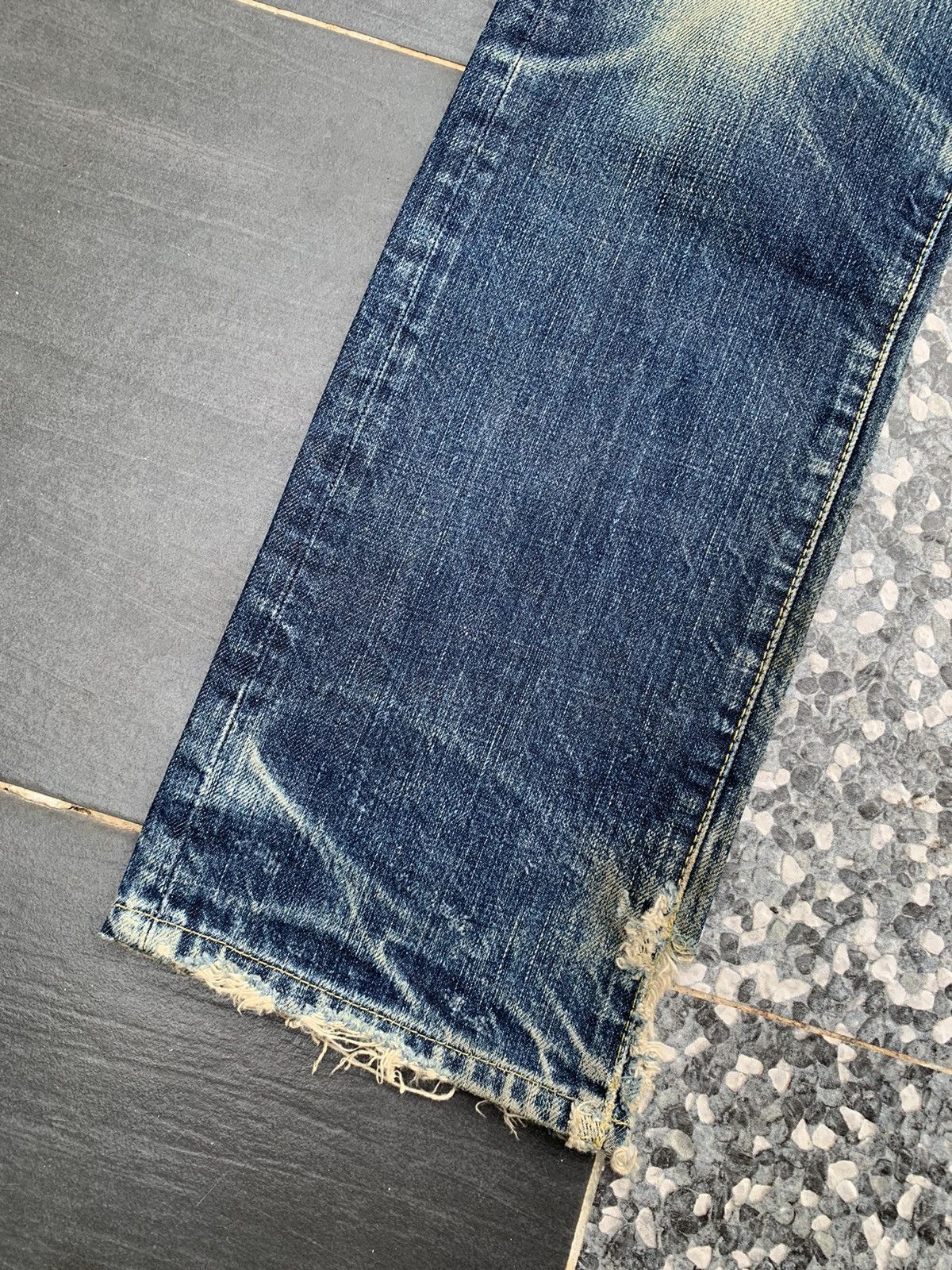 Burgus Plus × Japanese Brand Vintage Burgus Plus Distressed Denim Size US 29 - 2 Thumbnail